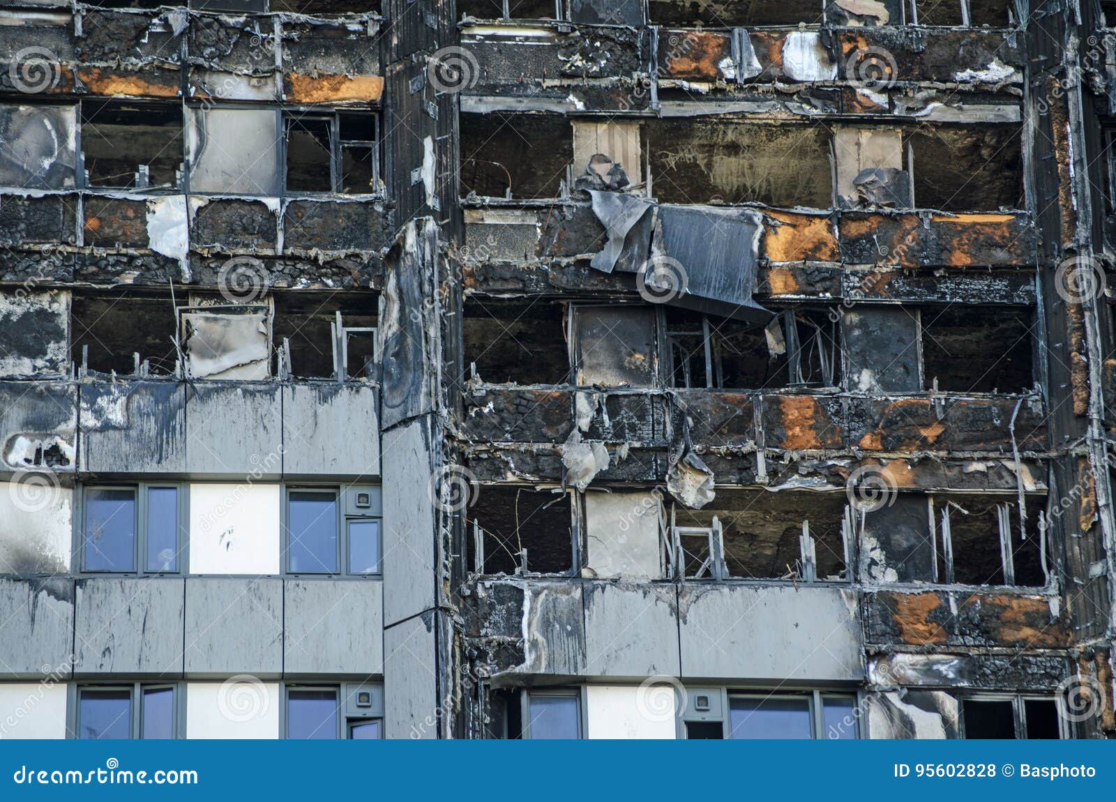 grenfell tower close up