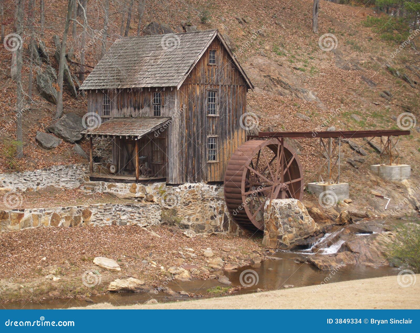 Greshams Mill stock photo. Image of creek, canton, 3849334