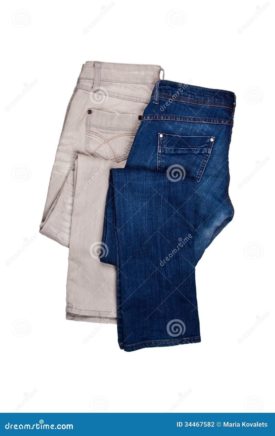 Grey and blue jeans stock photo. Image of object, cotton - 34467582