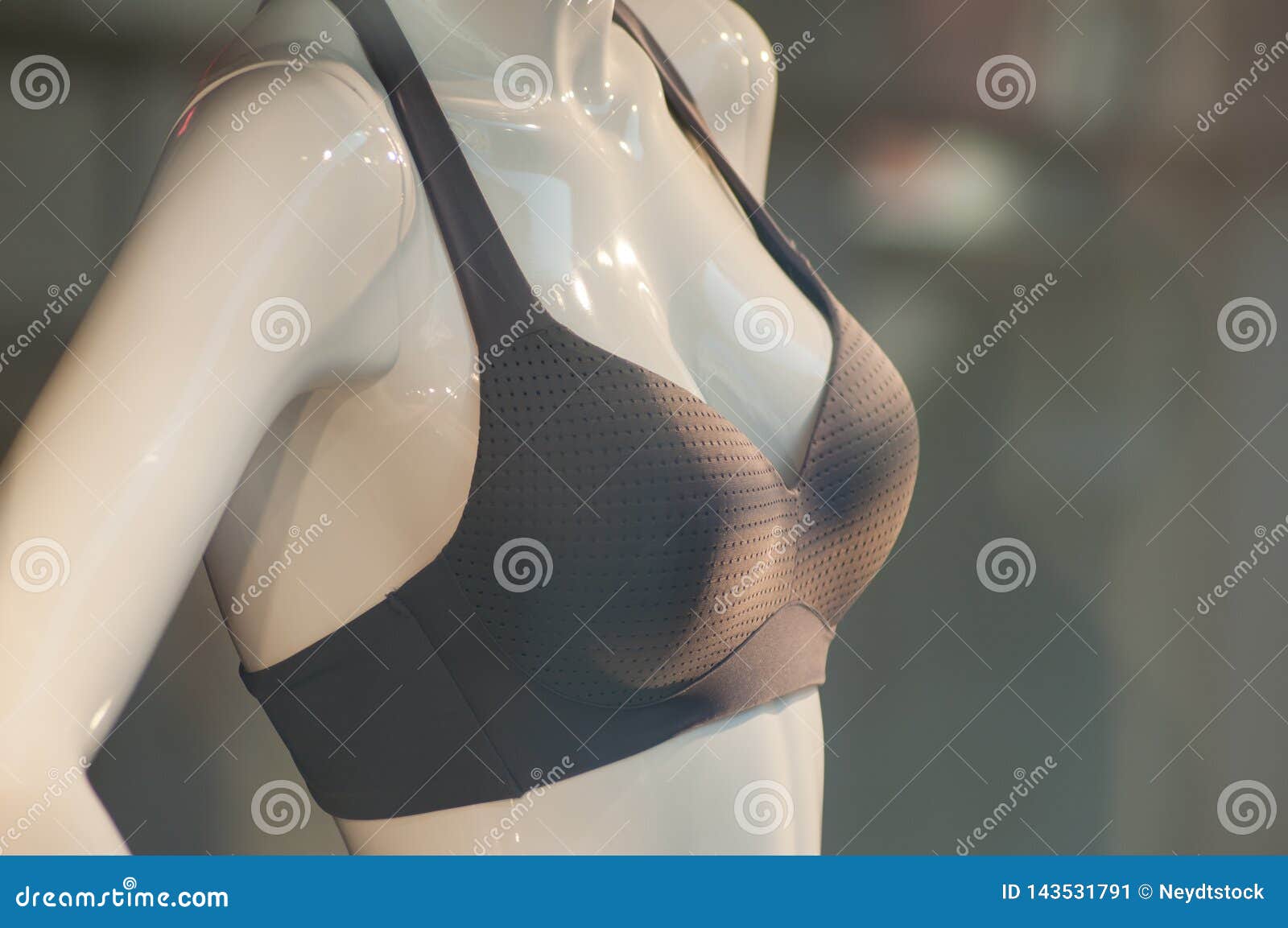 Luxury Underwear on Mannequin in Fashion Store Showroom for Women