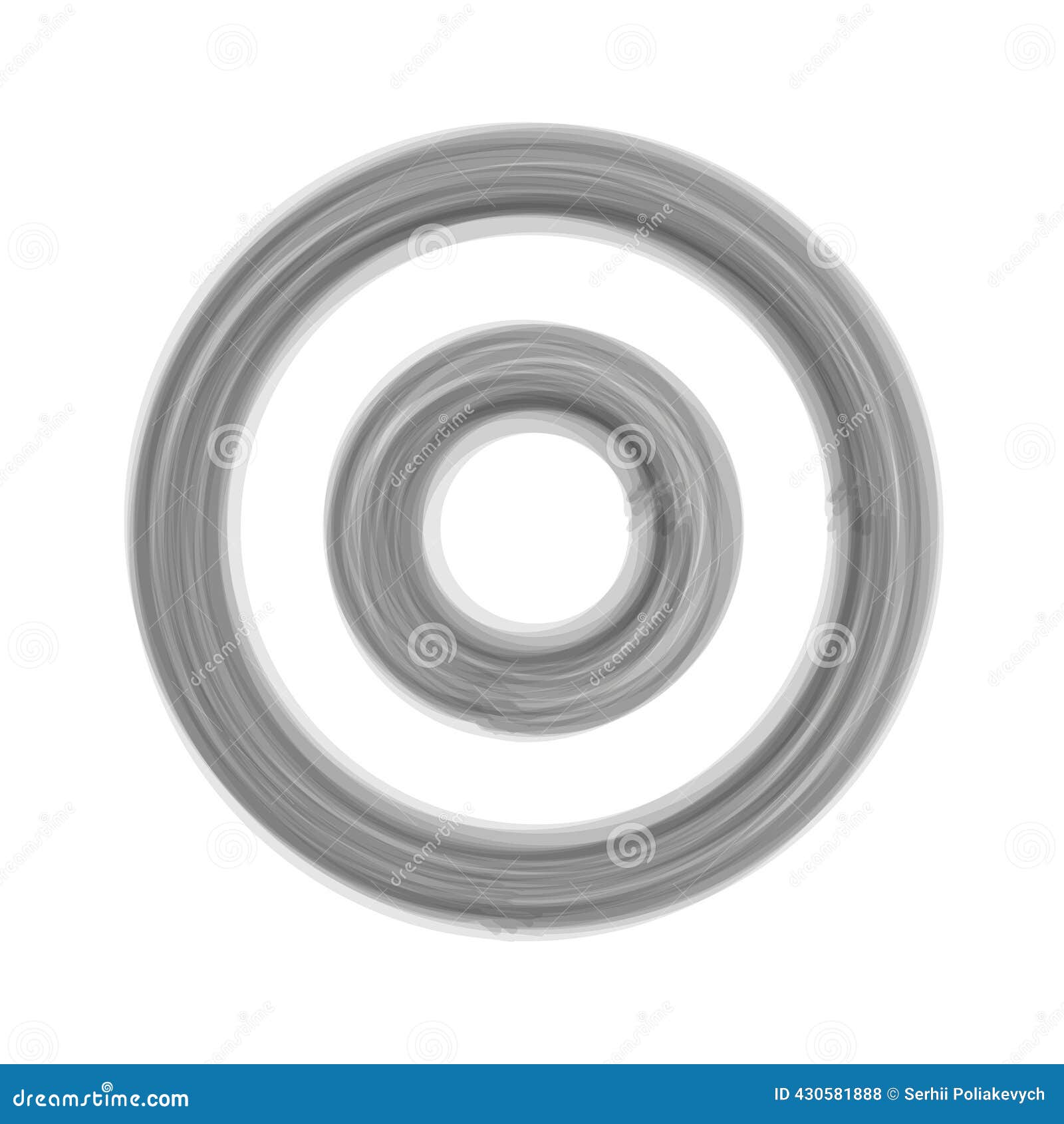 Grey Circle Ripple. Round Sound Wave. Soft Ring Vector. Radial Blur Effect  Stock Vector - Illustration of flat, ring: 430581888