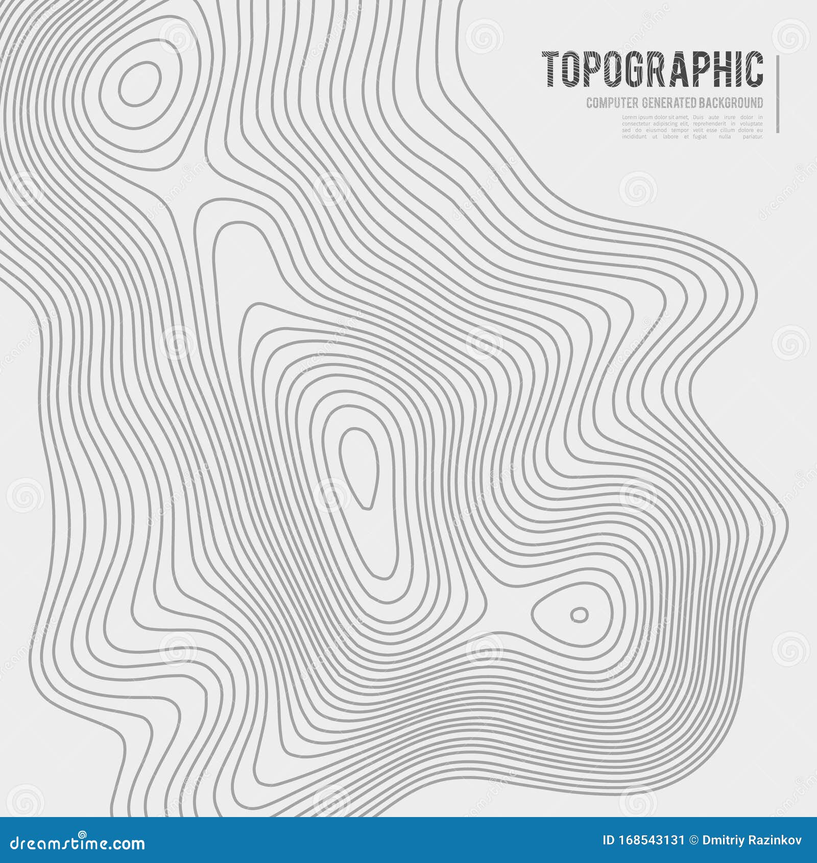 Grey Contours Vector Topography. Geographic Mountain Topography