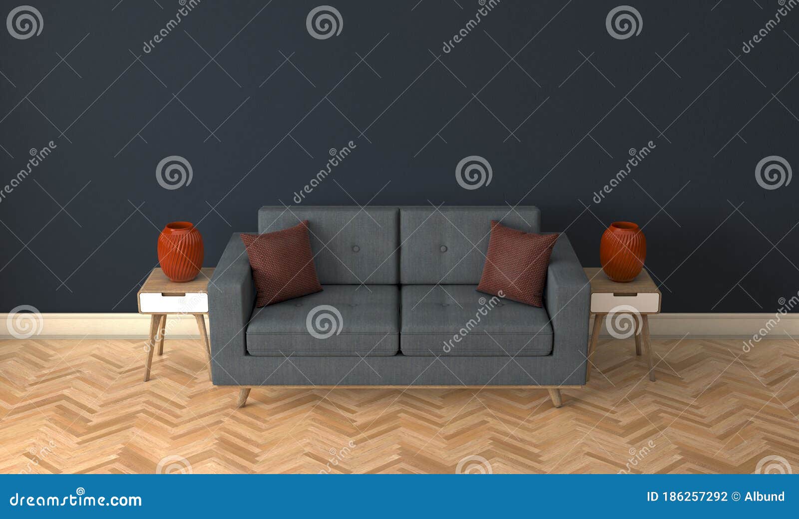 Modern Sitting Room Couch Interior Stock Photo - Image of couch, chair
