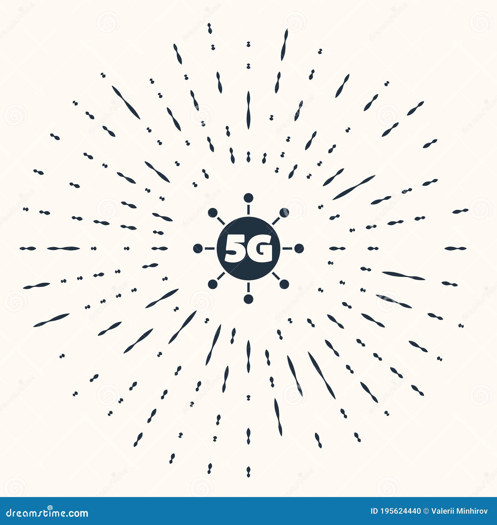 Grey 5g New Wireless Internet Wifi Connection Icon Isolated On Beige Background Global Network High Speed Connection Stock Vector Illustration Of Network Modern