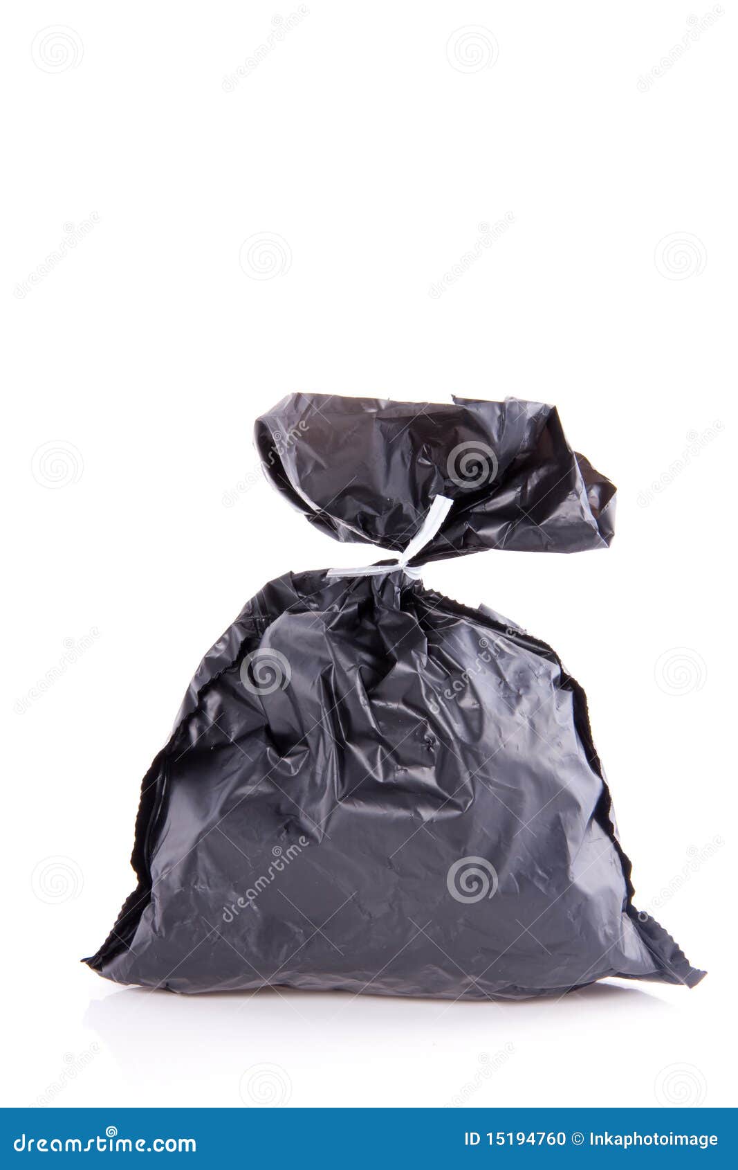 A grey garbage bag stock photo. Image of road, pick, container 15194760