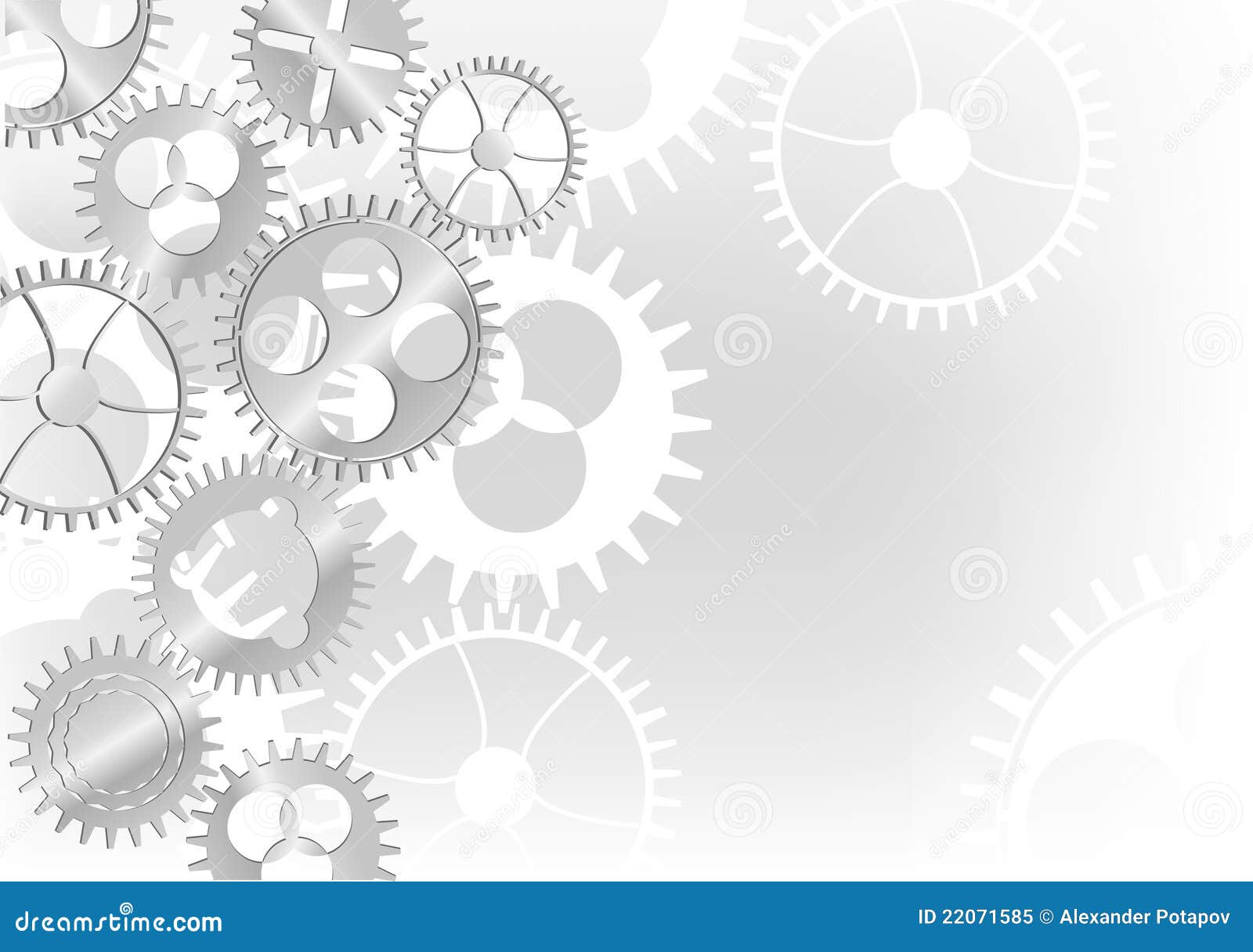 Grey Gears Background Illustration Stock Vector - Illustration of