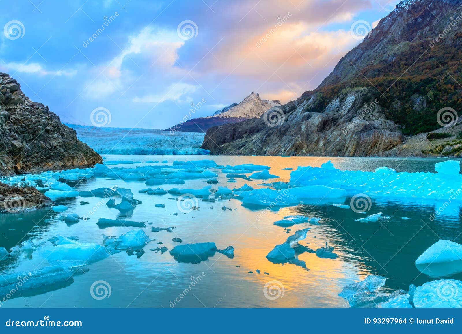 grey glacier, patagonia, chile, southern patagonian ice field, cor