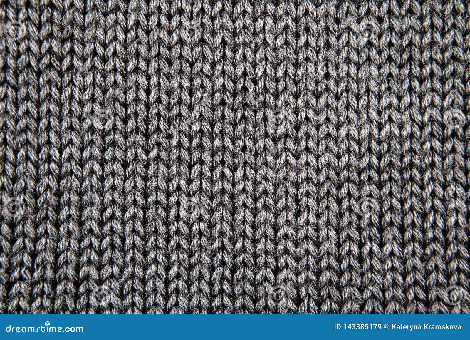 Grey knitted fabric stock image. Image of cloth, surface 143385179