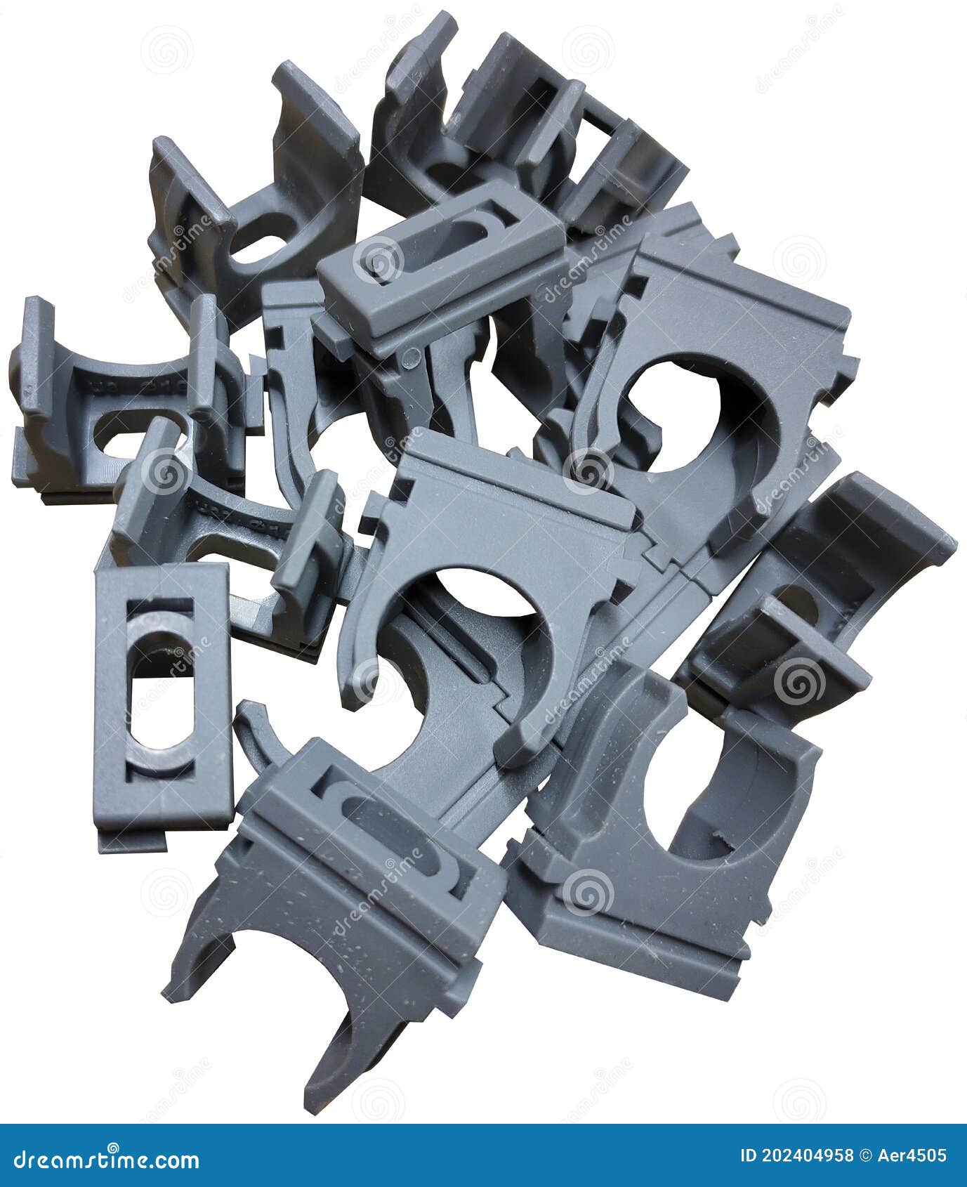 Mounting Clips For Fixing A Metal Sink To A Kitchen Countertop And A