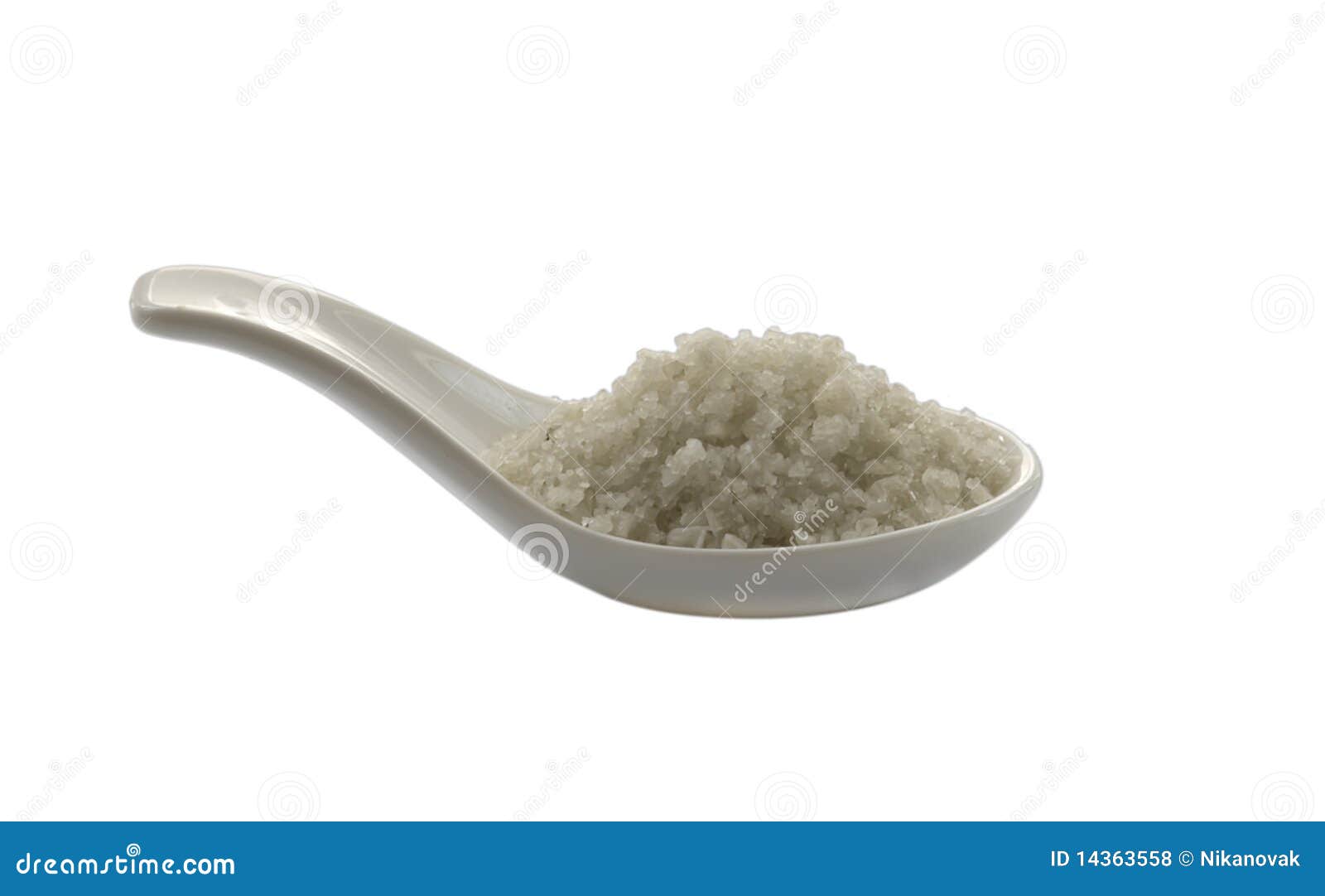 Grey Sea Salt, Hand Harvested, Isolated Stock Photo Image of natural