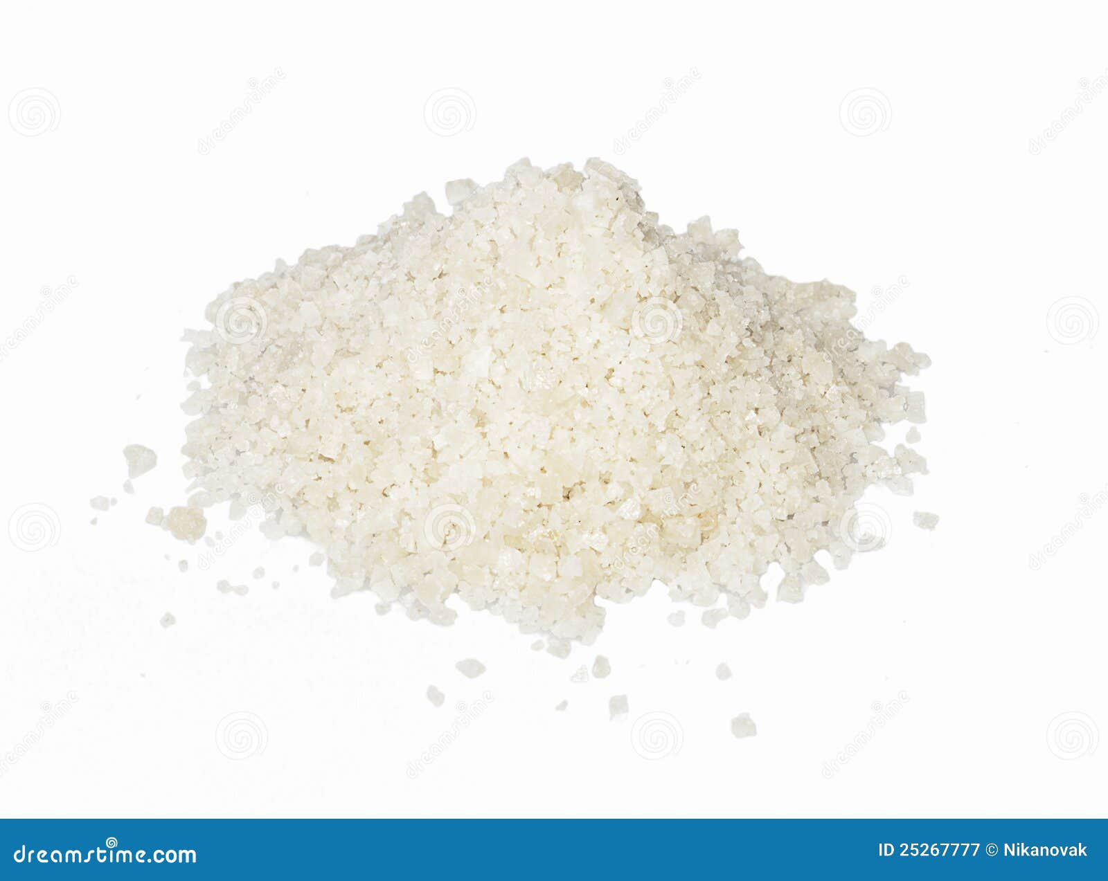 Grey Sea Salt, Handharvested, Isolated in White Stock Image Image of food, natural 25267777