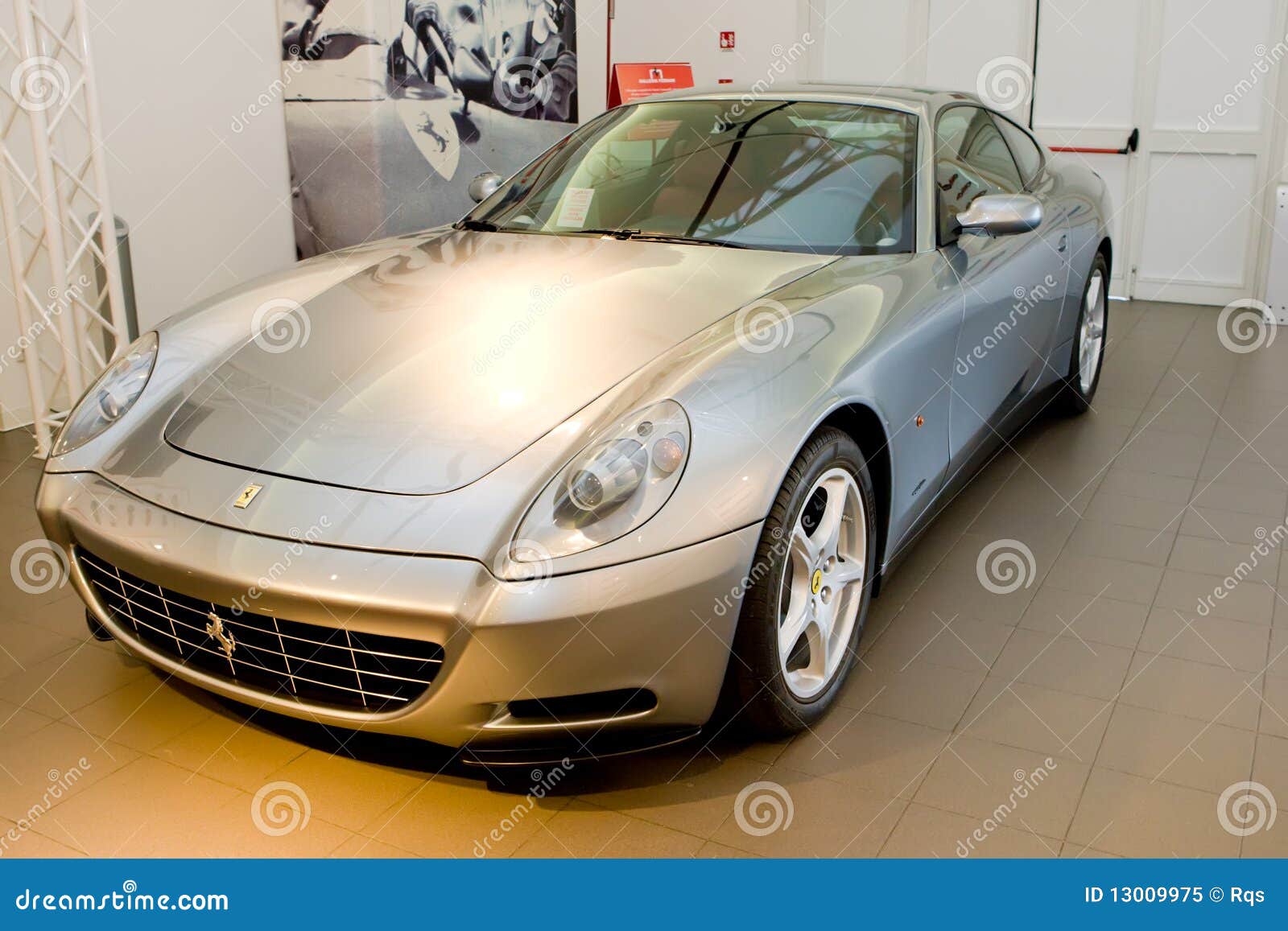 Grey sport car Ferrari editorial image. Image of ferrari 13009975