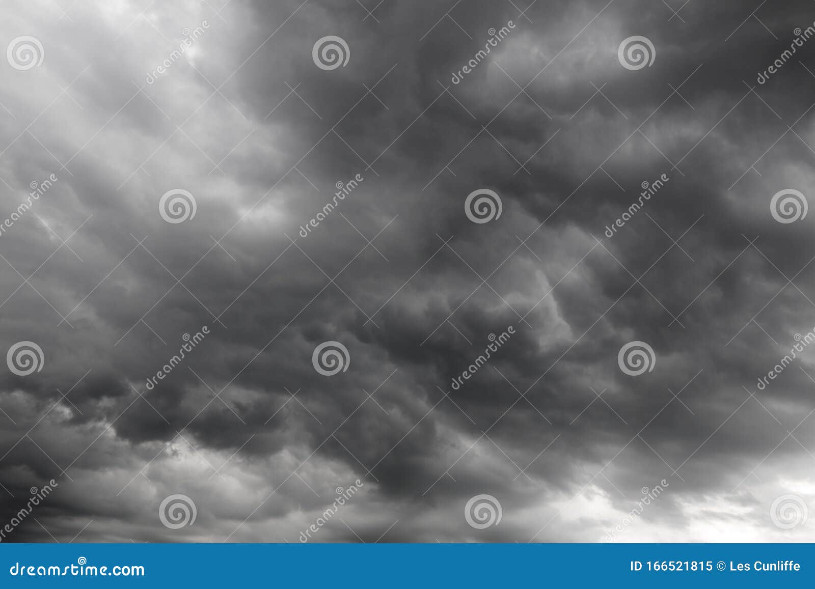 Grey storm clouds stock image. Image of cloudscape, overcast 166521815