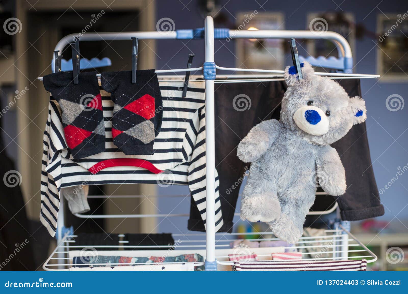 laundry teddy bear