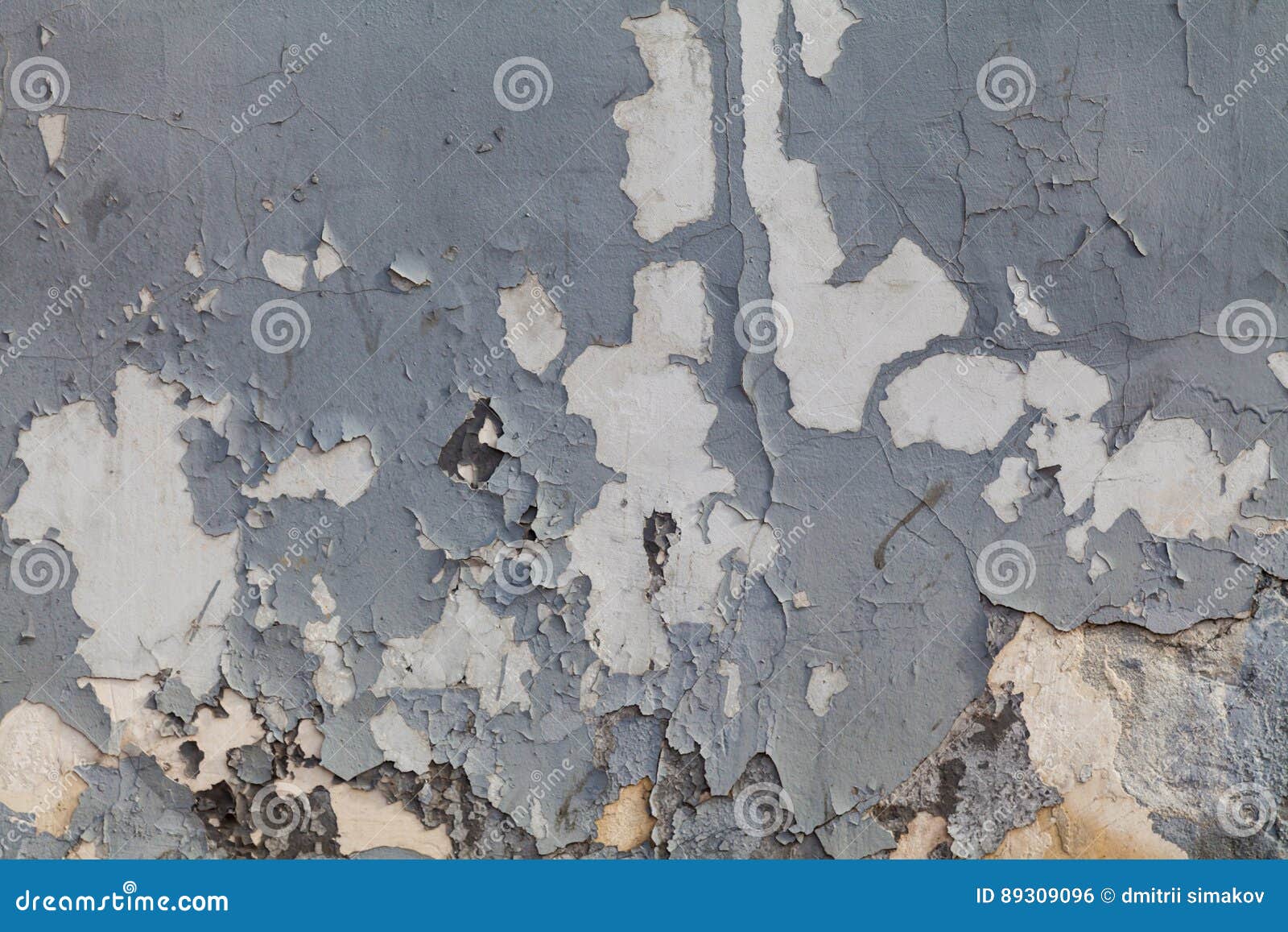 Grey Textured Wall of Old Paint Stock Photo Image of material