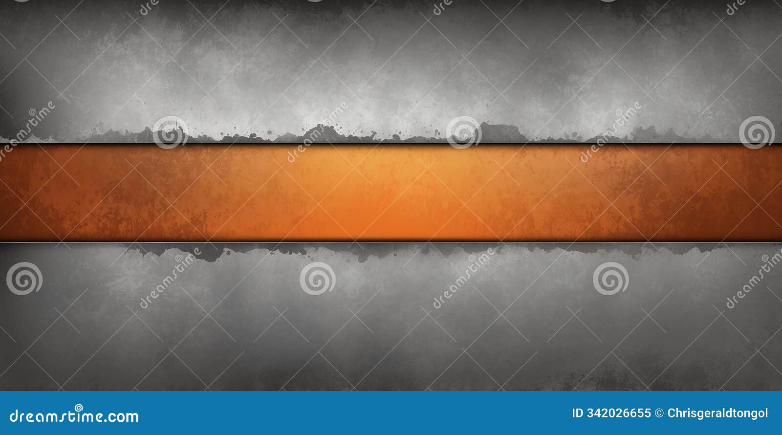 grey to orange color gradient grungy metallic backgrou ai generated