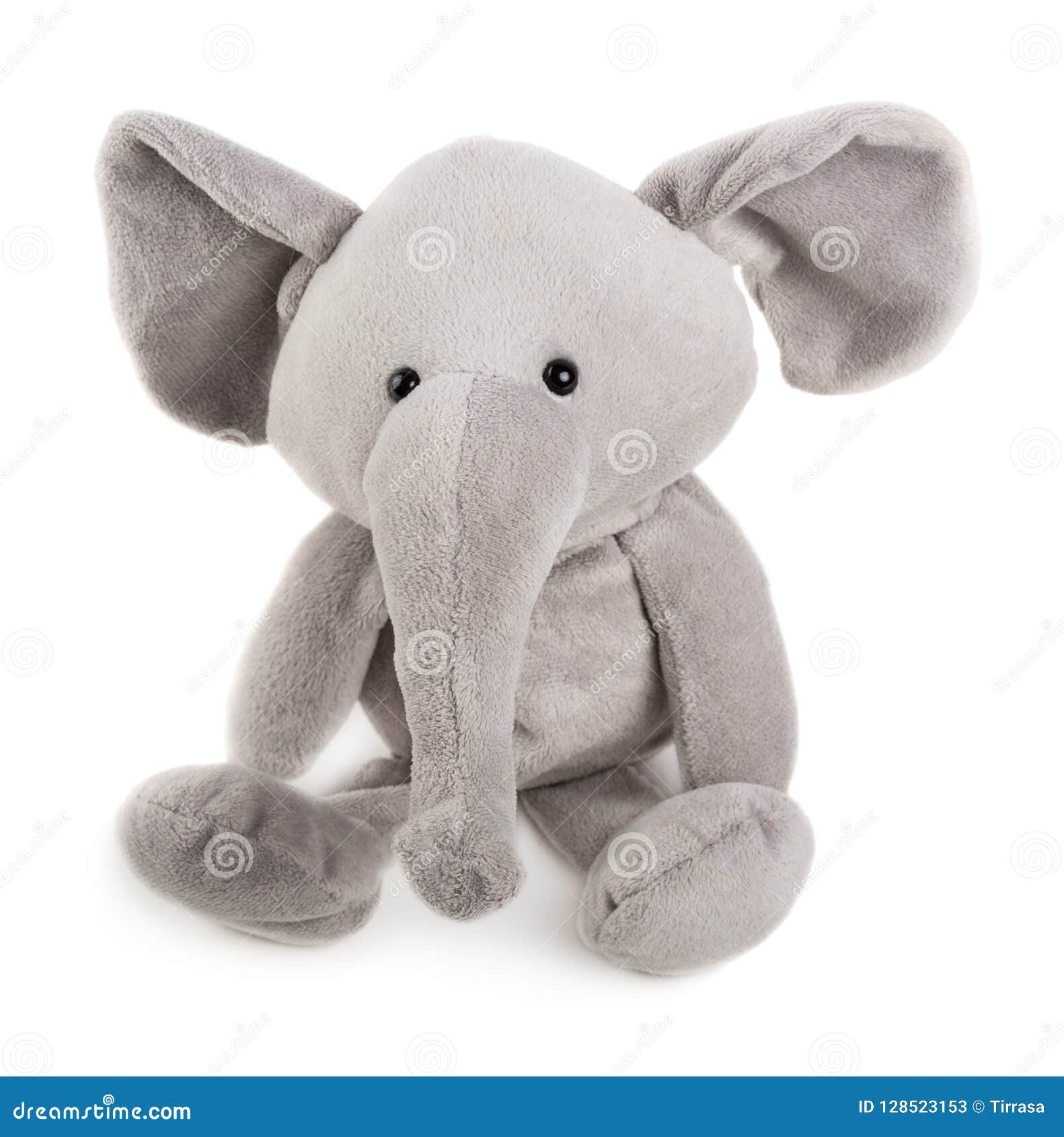 Grey toy elephant stock image. Image of animal, character 128523153
