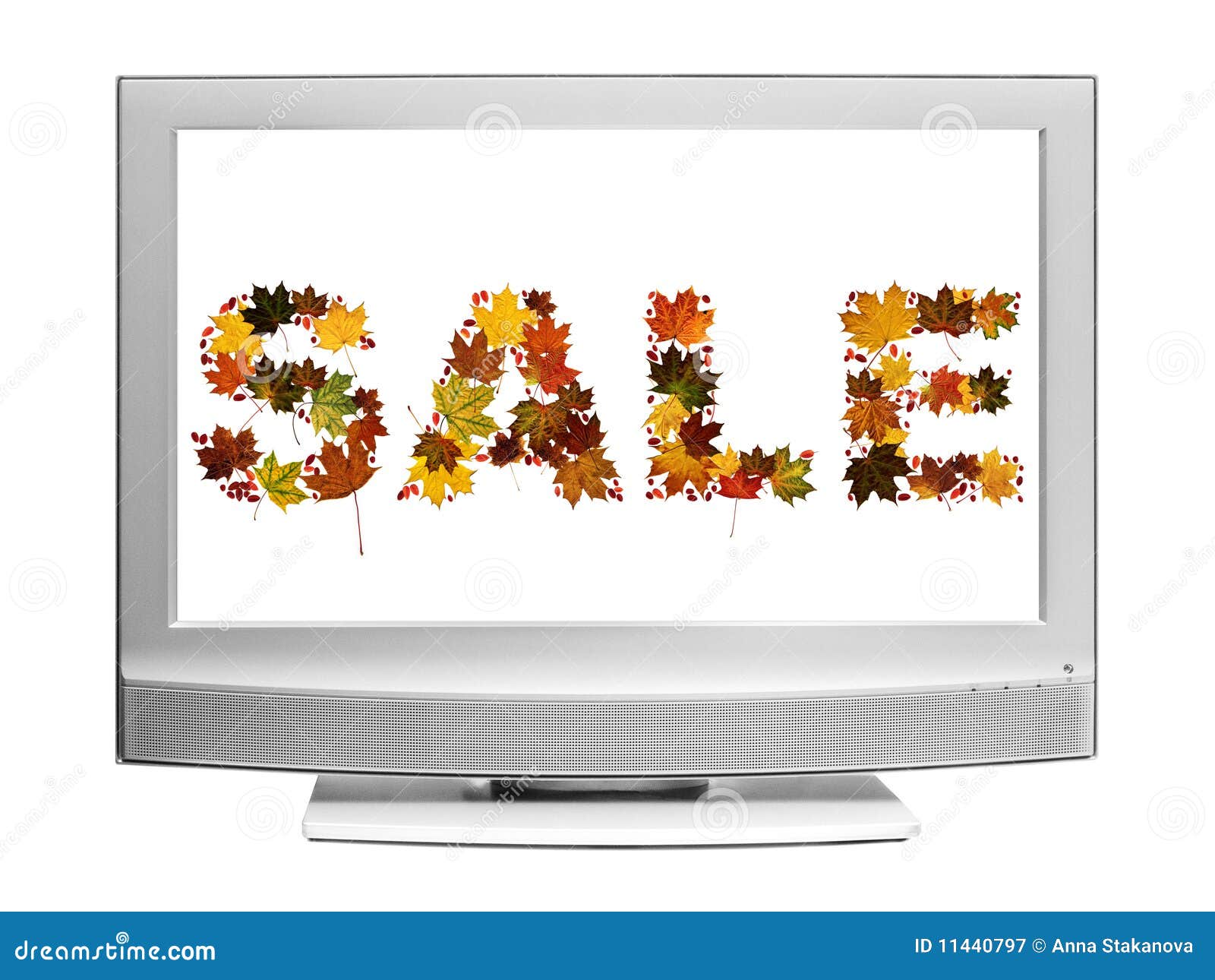 Grey TV stock image. Image of electronics, film, speaker 11440797