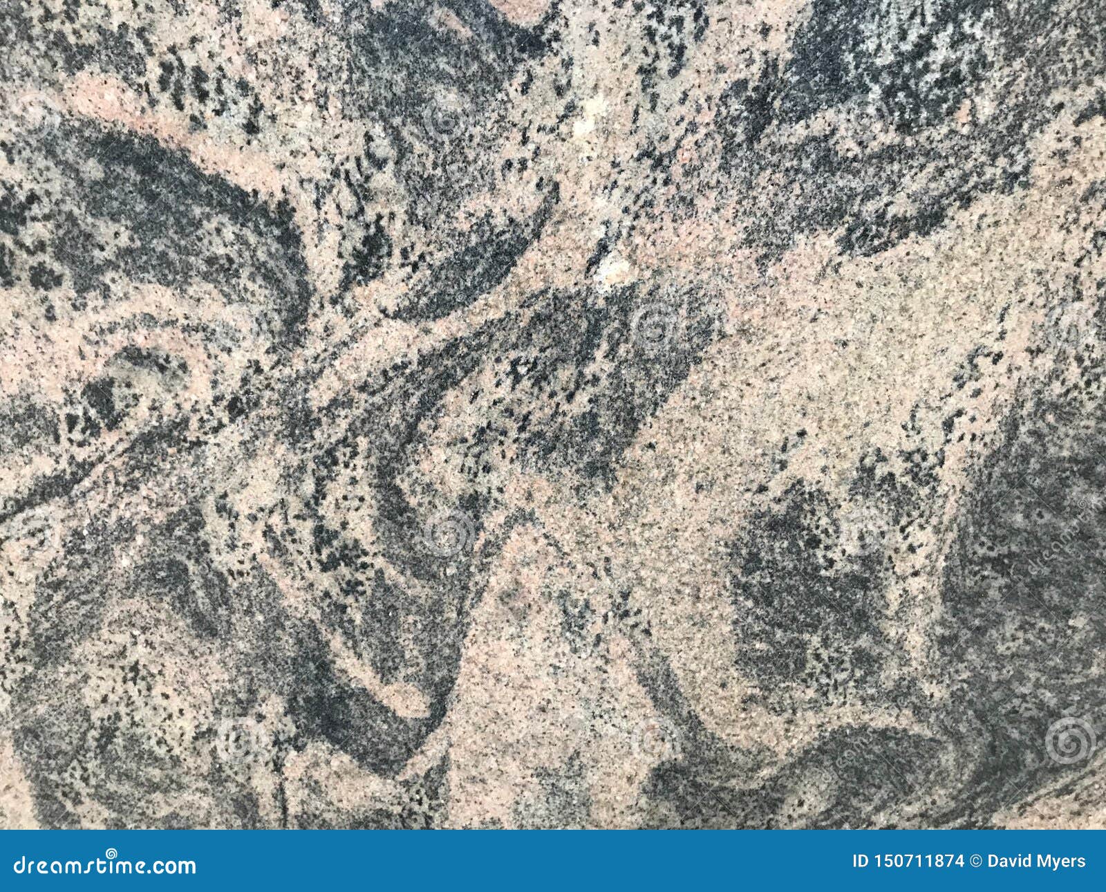 Grey And White Swirl Pattern Marble Countertop Stock Photo Image