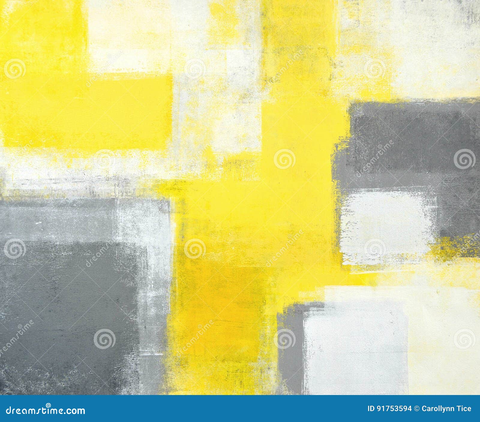Grey and Yellow Abstract Art Painting Stock Photo Image of painting