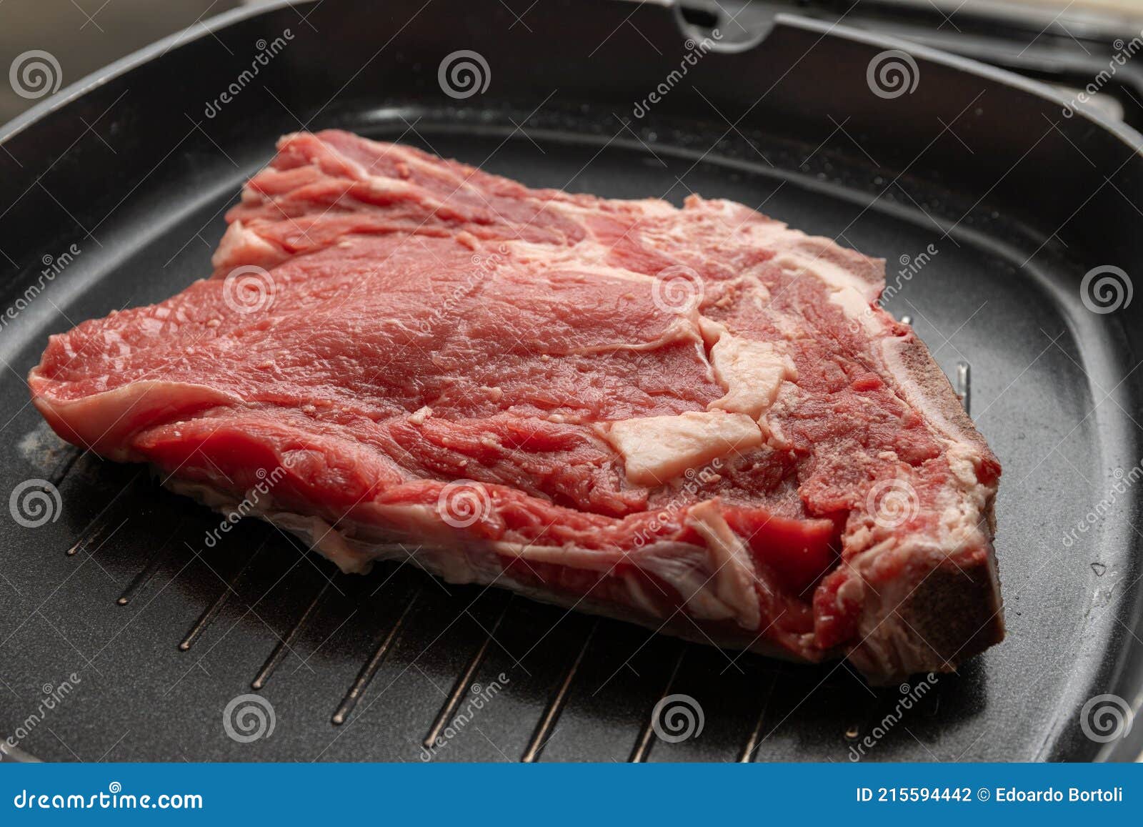 Griddle the Meat. Beef Steak Stock Photo Image of cook, fresh 215594442