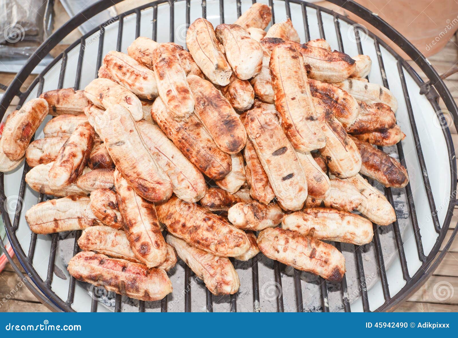 Grill bananas stock photo. Image of cooking, group, gourmet 45942490