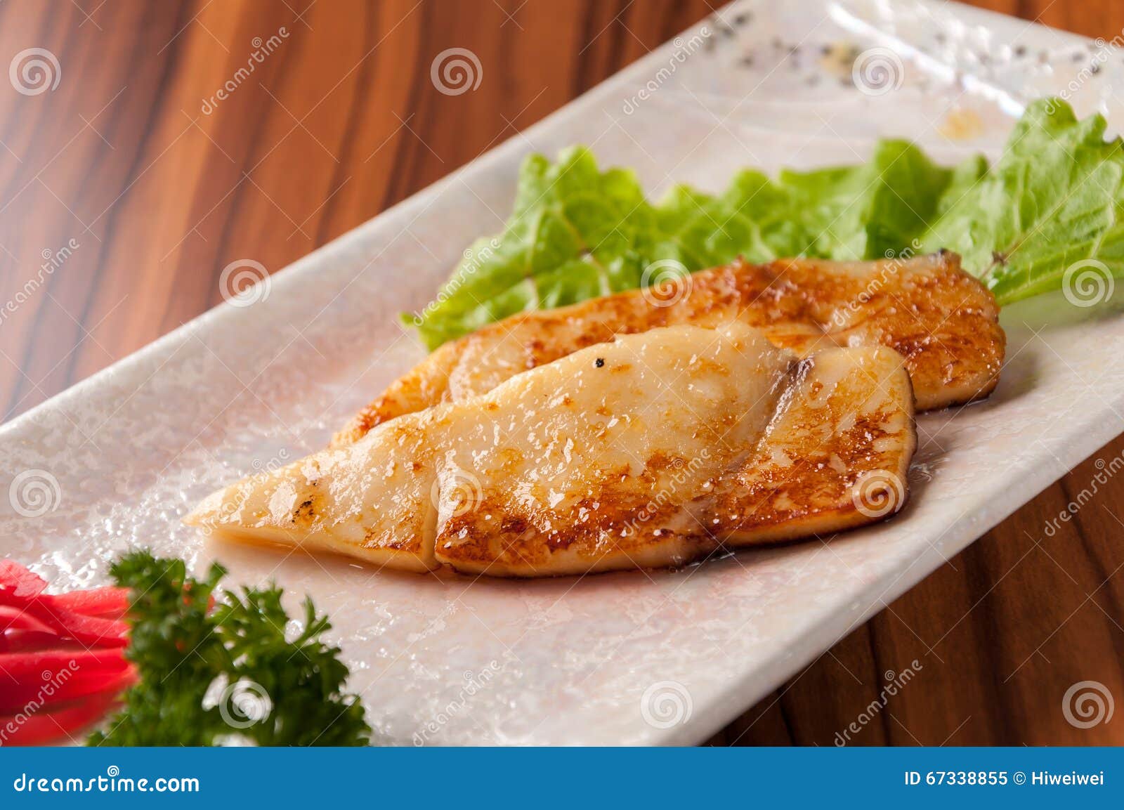 Grill cod fish stock image. Image of lemon, dinner, fried 67338855
