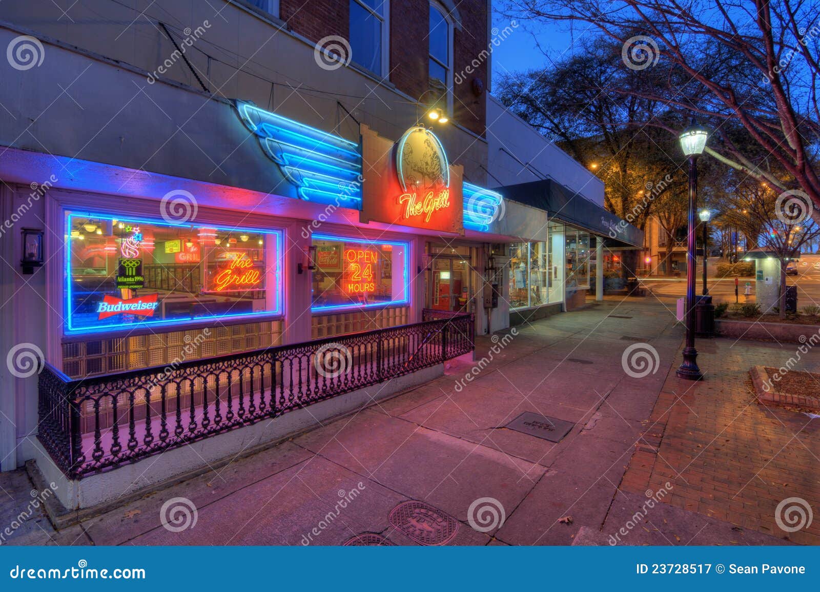 The Grill Diner editorial photography. Image of retro 23728517