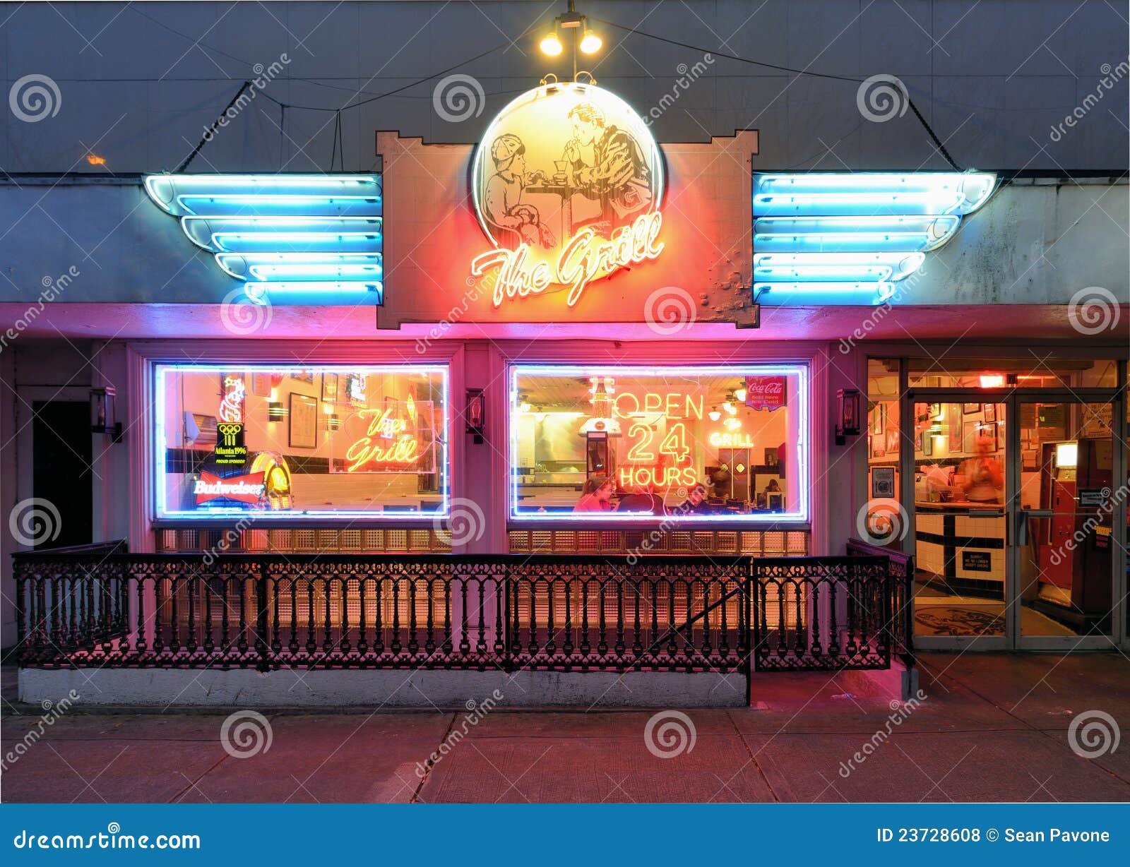 The Grill Diner editorial stock photo. Image of vintage 23728608