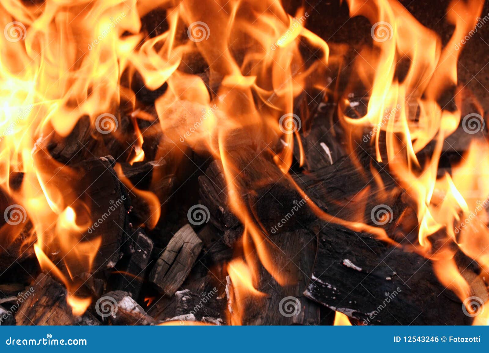 Grill flame stock photo. Image of burning, yellow, black 12543246
