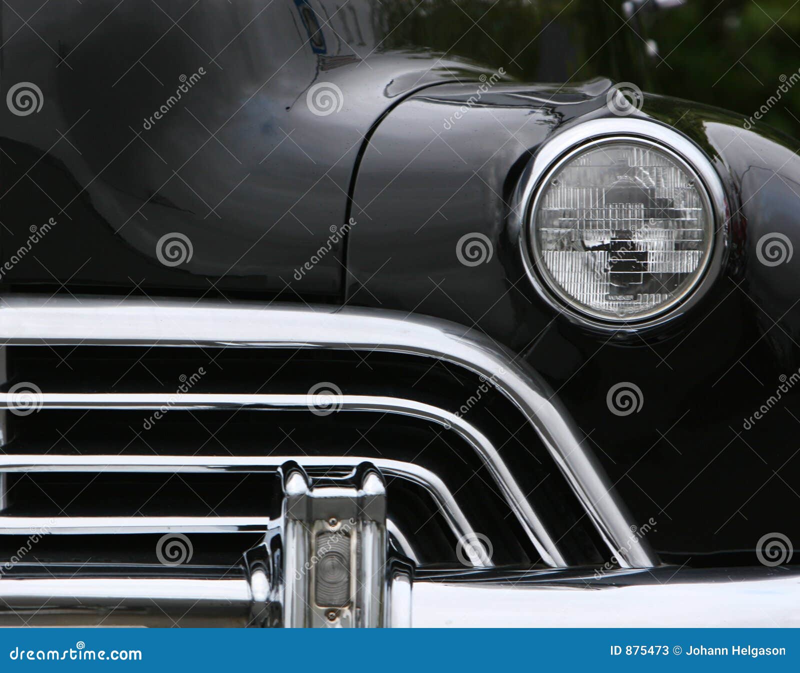 Grill and headlights stock image. Image of contrast, expensive 875473