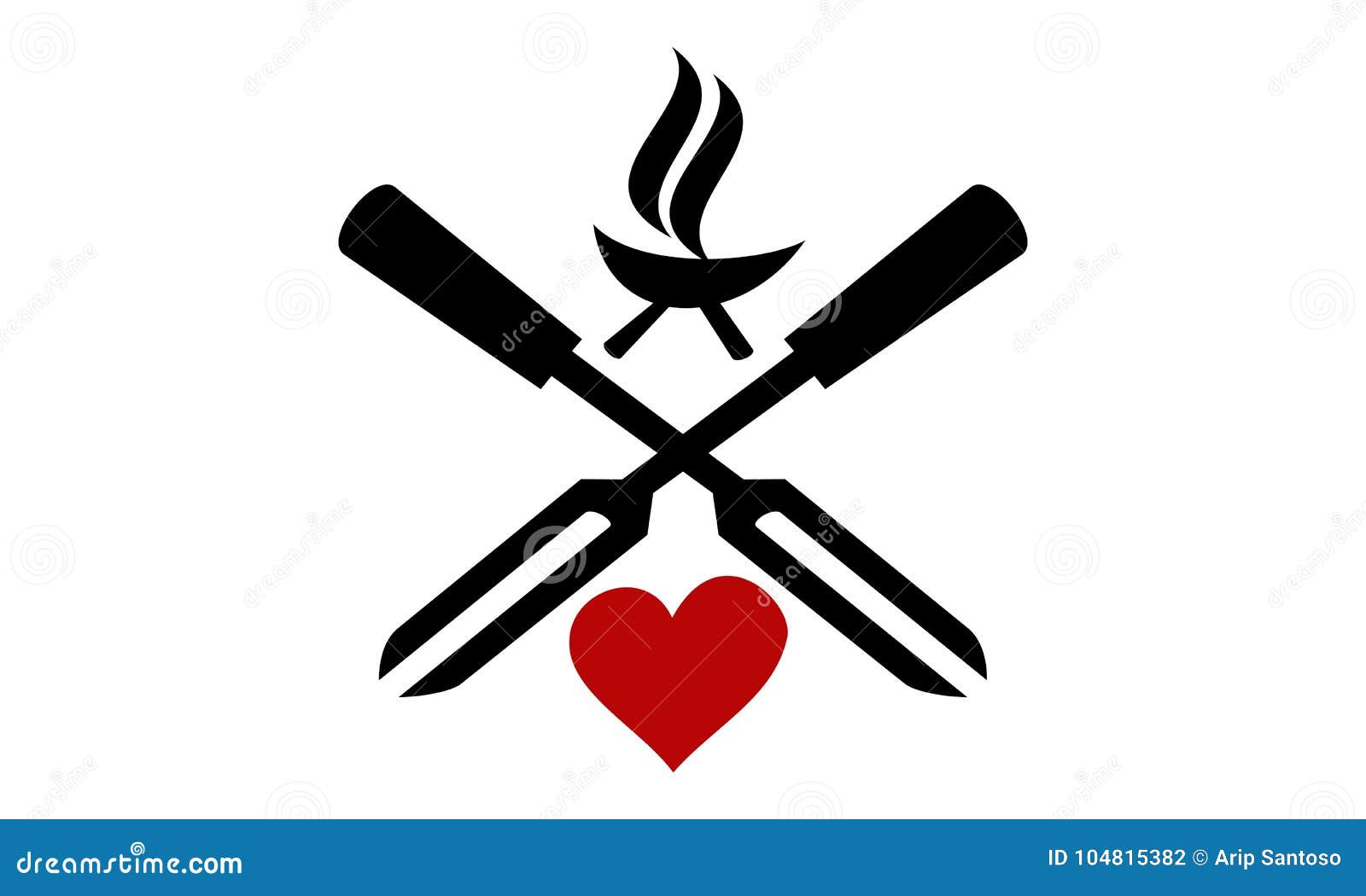 Grill Love Template stock vector. Illustration of meat 104815382