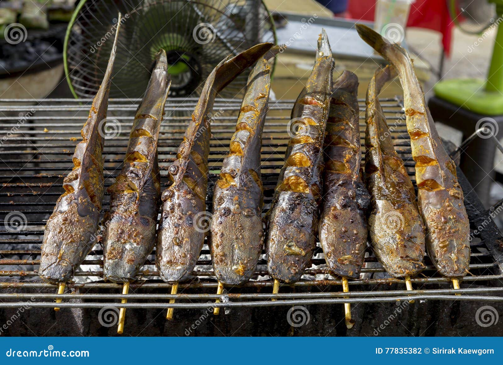 Grill marinate catfish stock photo. Image of market, meal 77835382