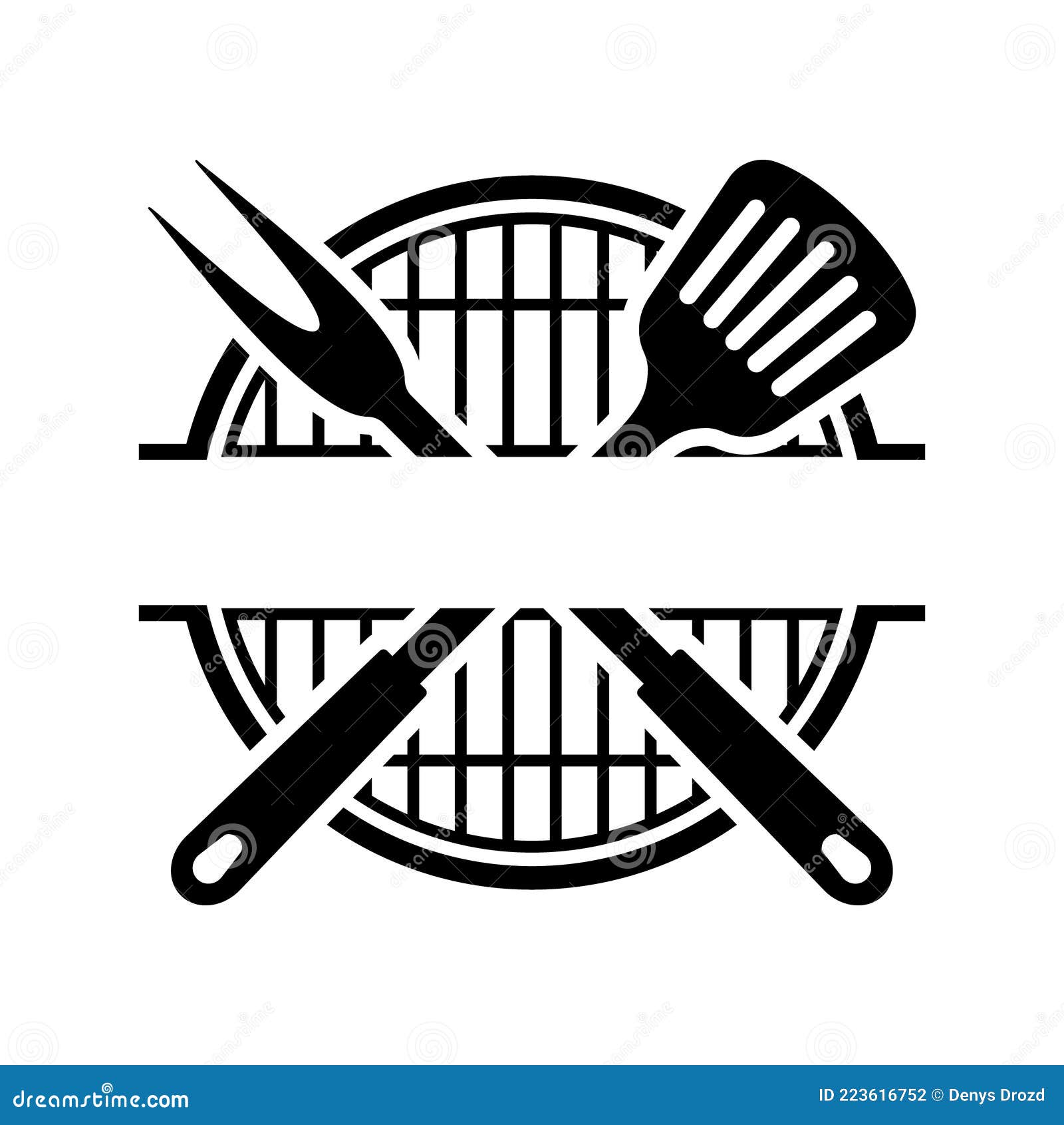 grill master icon  set. bbq  sign collection. grill menu  or logo.