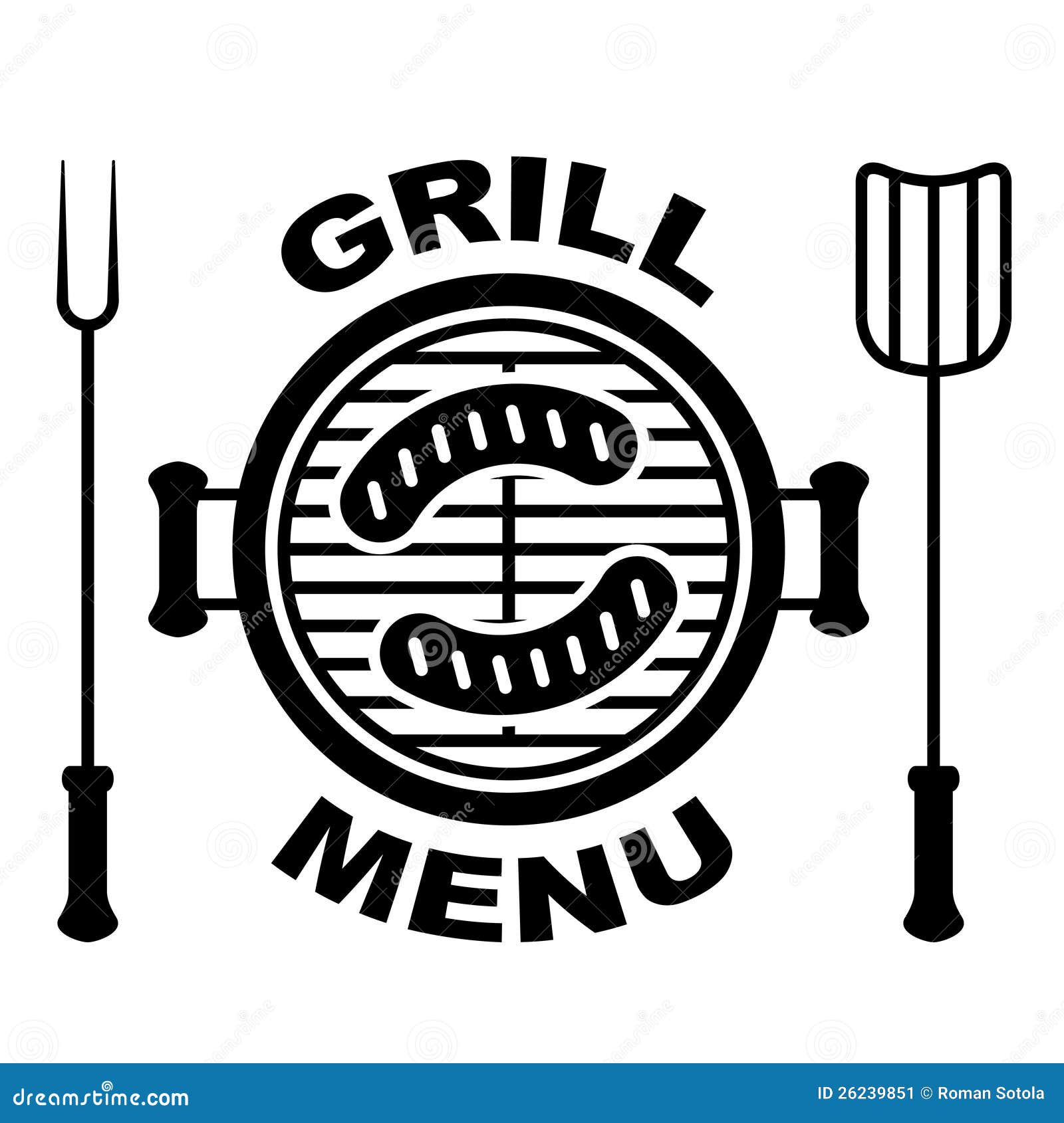 Grill Menu Symbol Stock Image Image 26239851