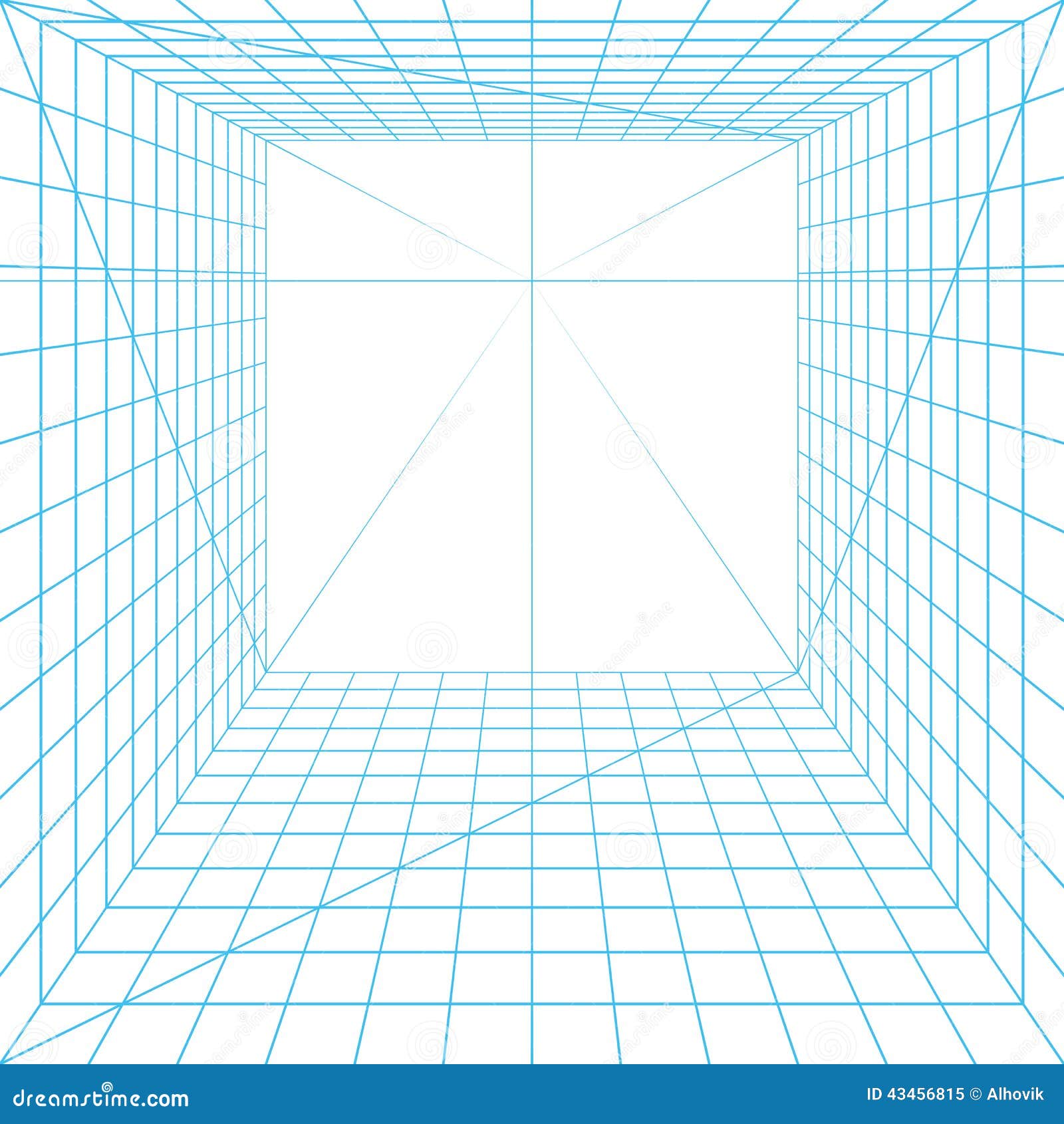 Grille De Perspective Illustration de Vecteur Image Grille De Perspective Illustration de Vecteur Image