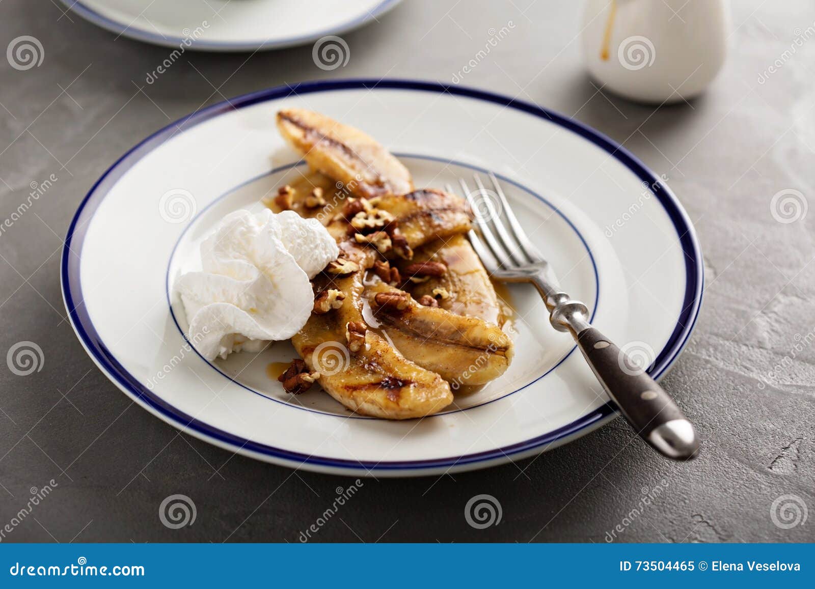 Grilled Bananas for Dessert Stock Image Image of cooking, nutrition