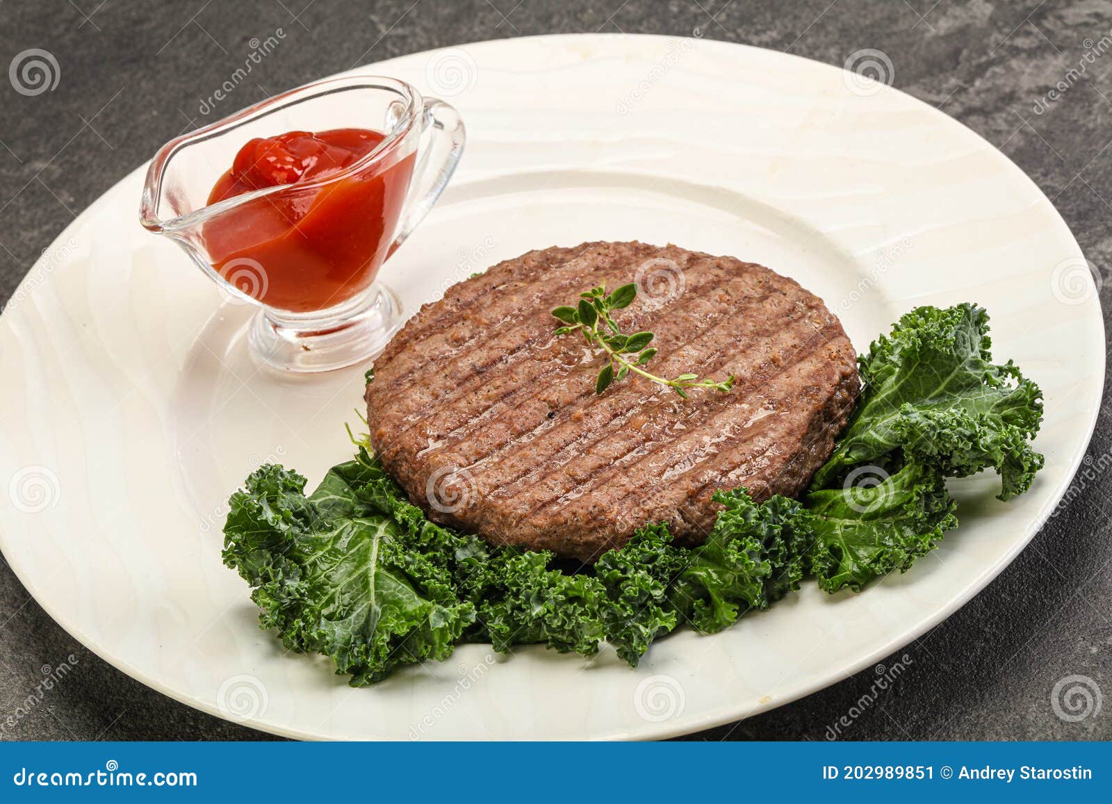 Grilled Beef Cutlet for Burger Stock Image Image of minced, pepper