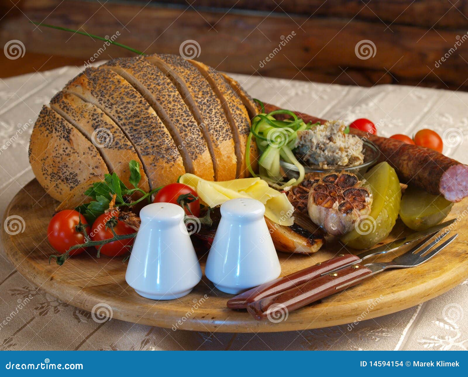 Grilled bread stock photo. Image of bread, salt, tomato 14594154