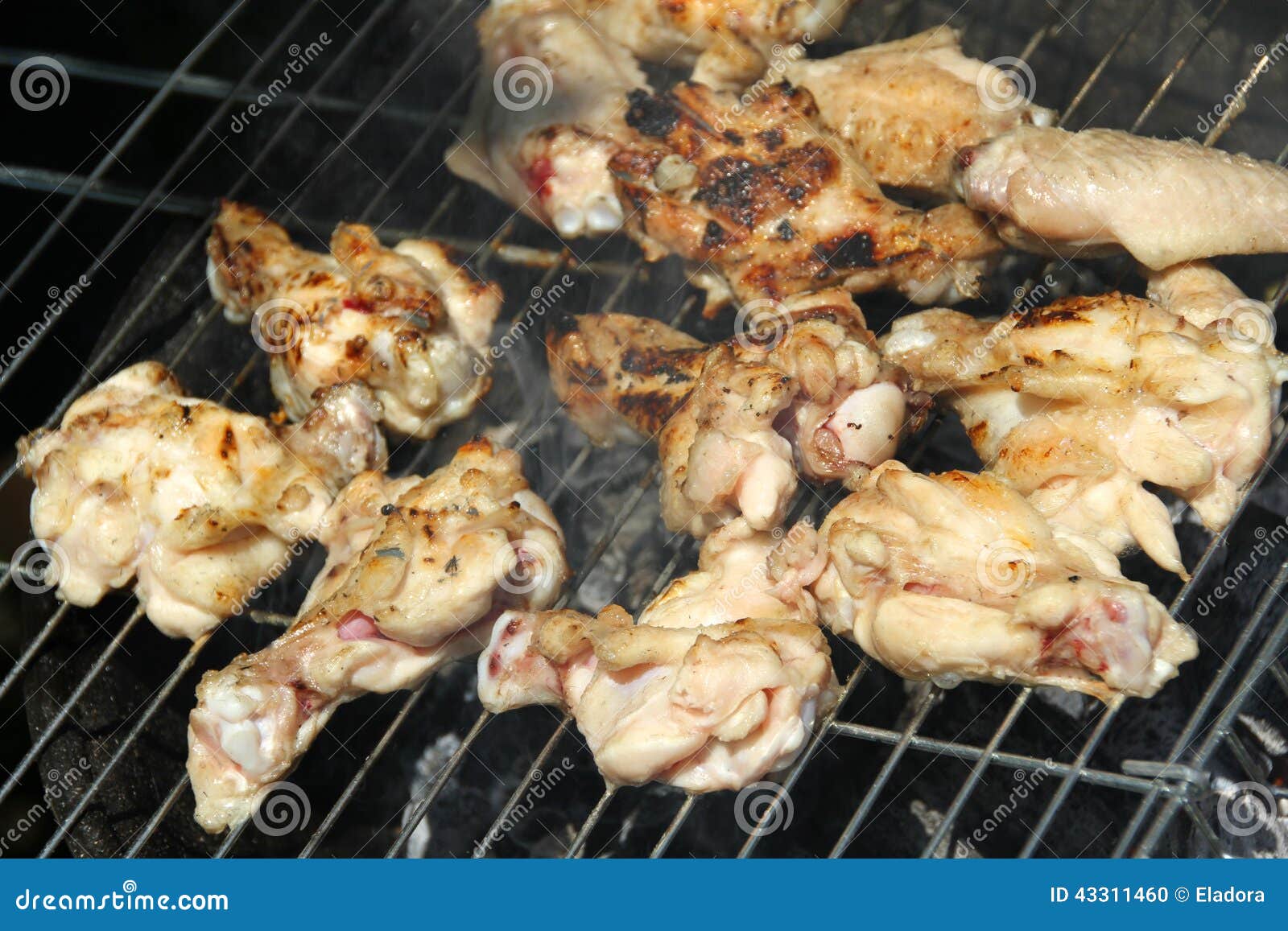 Grilled Chicken Legs on the Grill Stock Photo Image of roast, turkish
