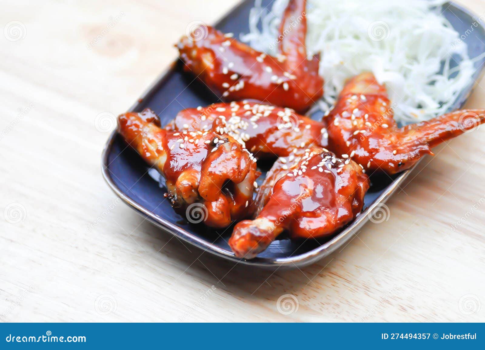 Grilled Chicken, Poasted Chicken with Korean Sauce or Korean Chicken