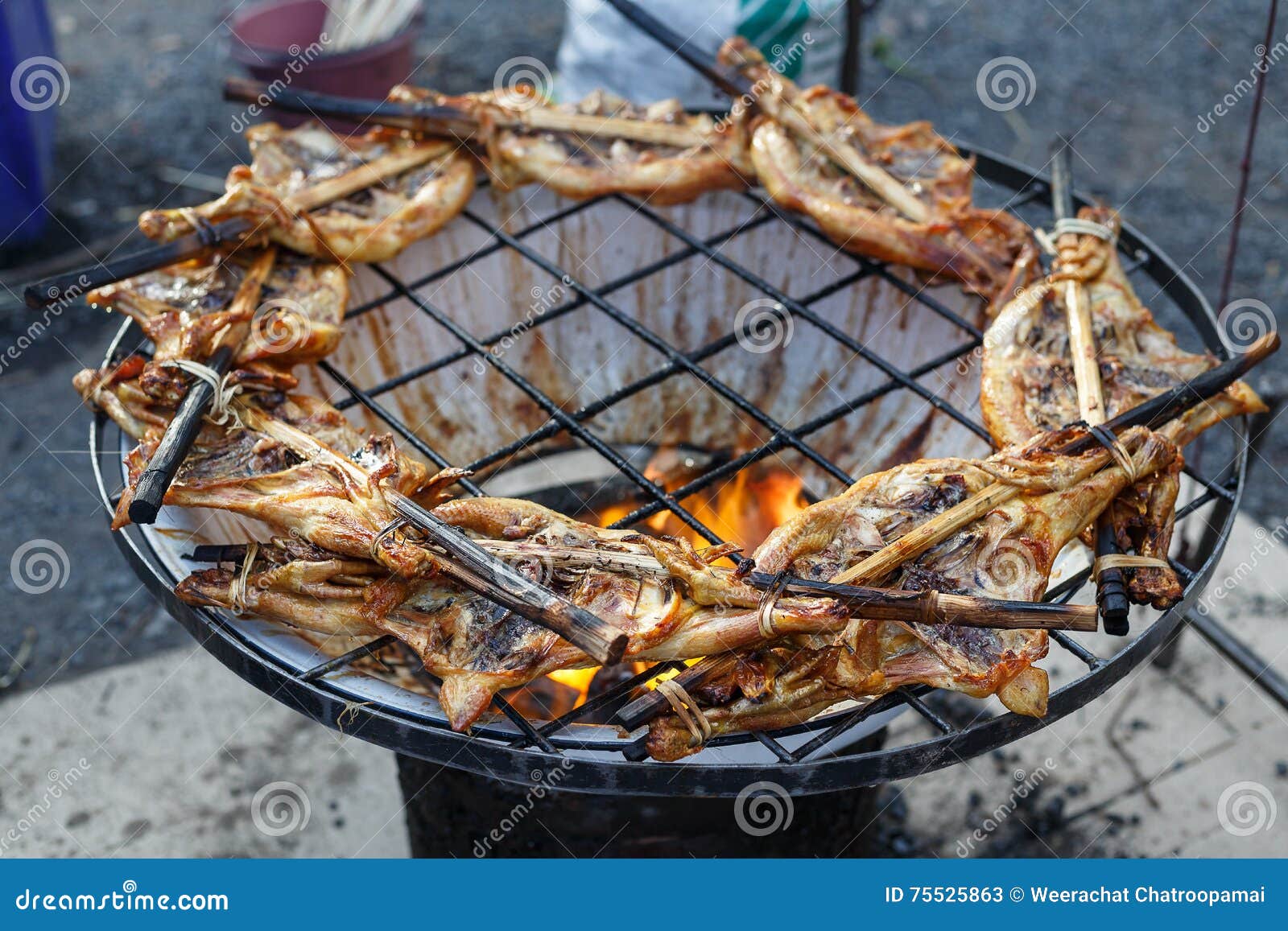 Grilled chicken tasty stock image. Image of grilled, roast - 75525863