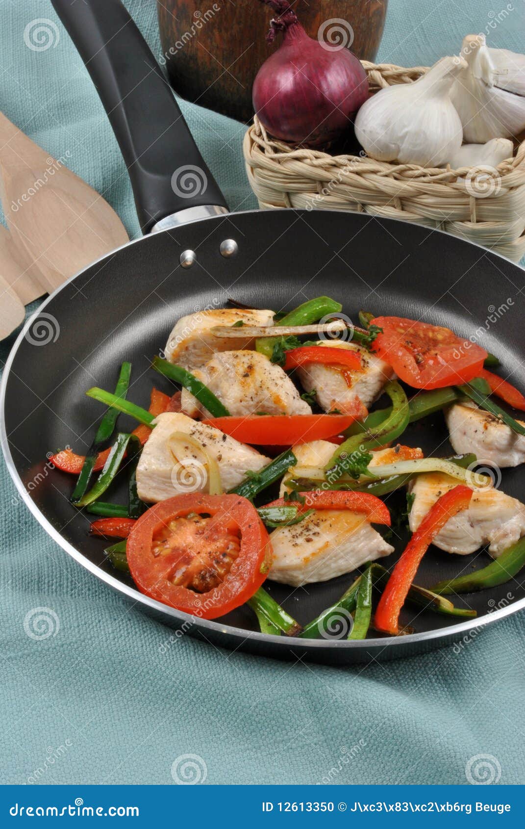 Grilled Chicken and Vegetable Pan Stock Photo Image of vegetable, dinner 12613350