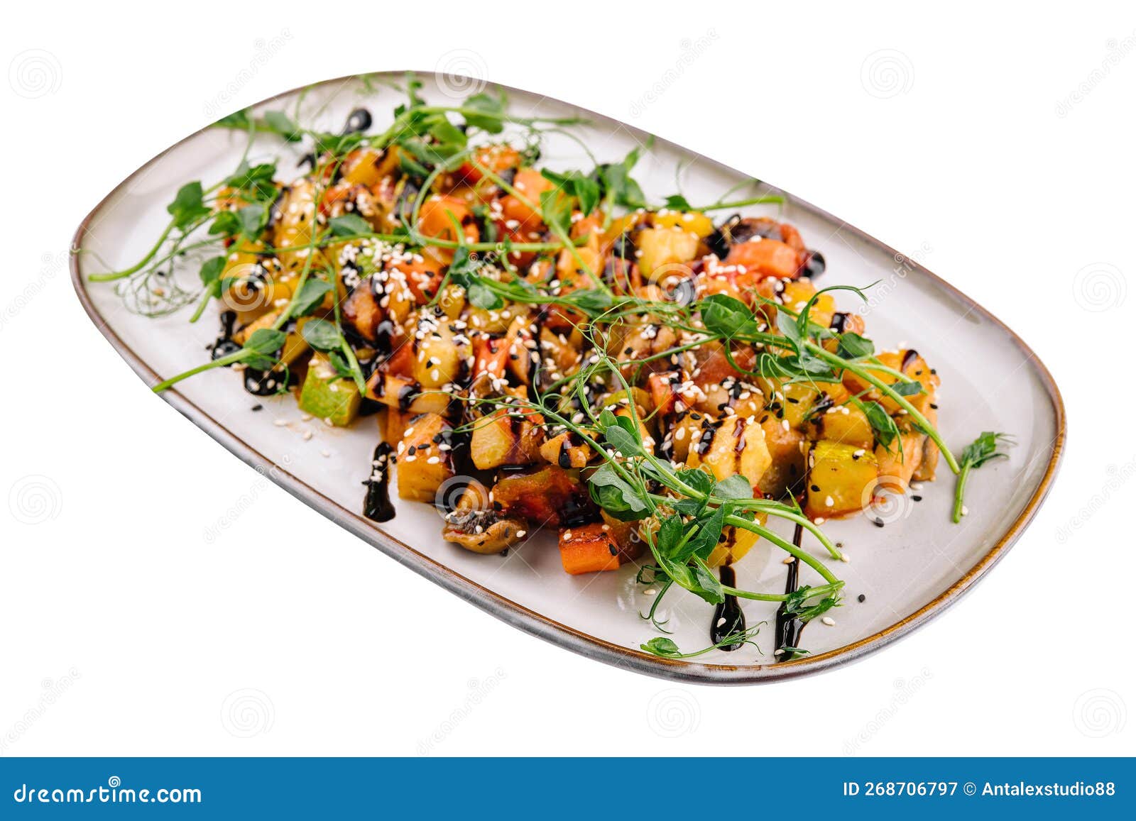 Grilled Colorful Vegetables with Soy Sauce Stock Image Image of grill, dinner 268706797