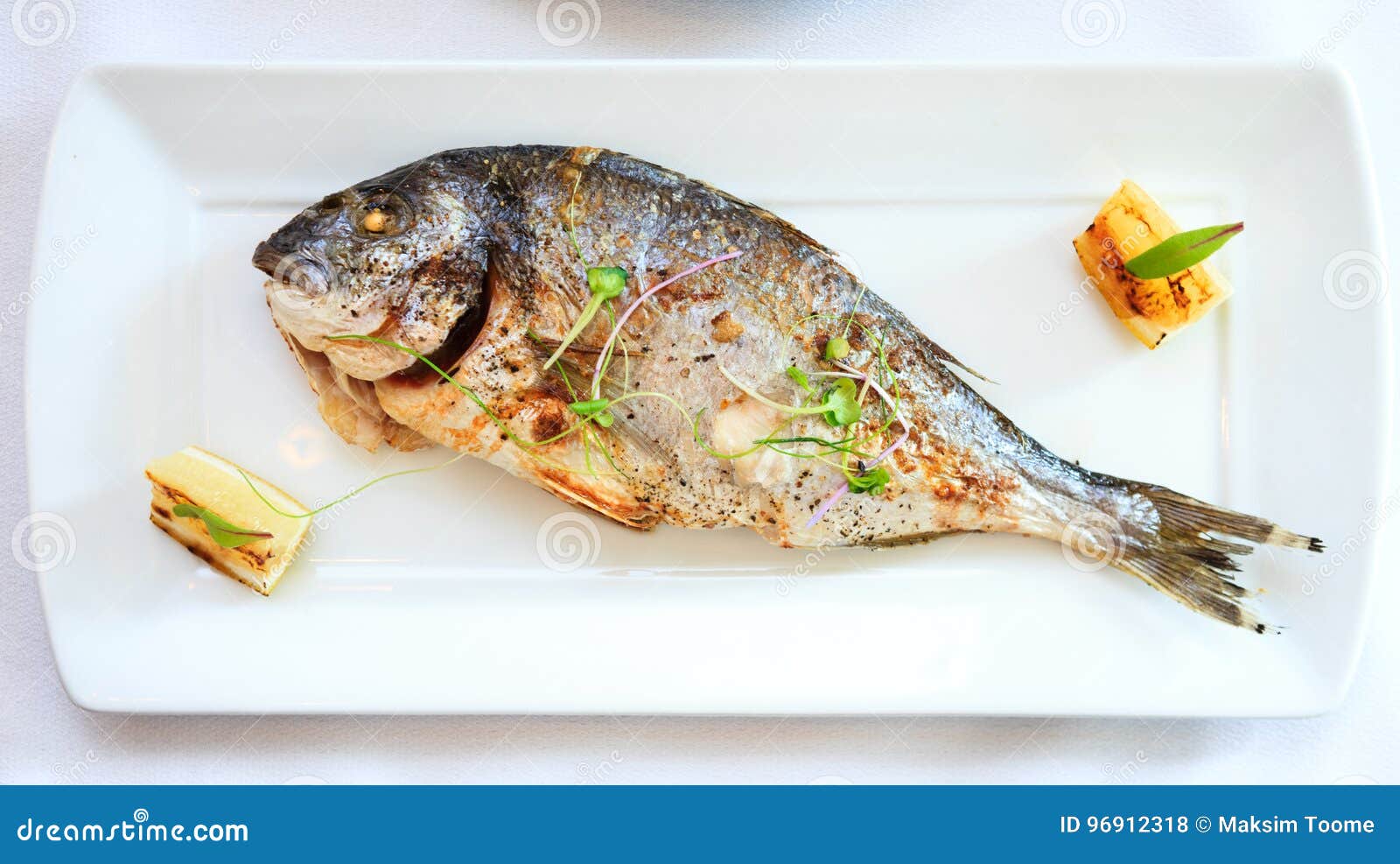 grilled dorada fish