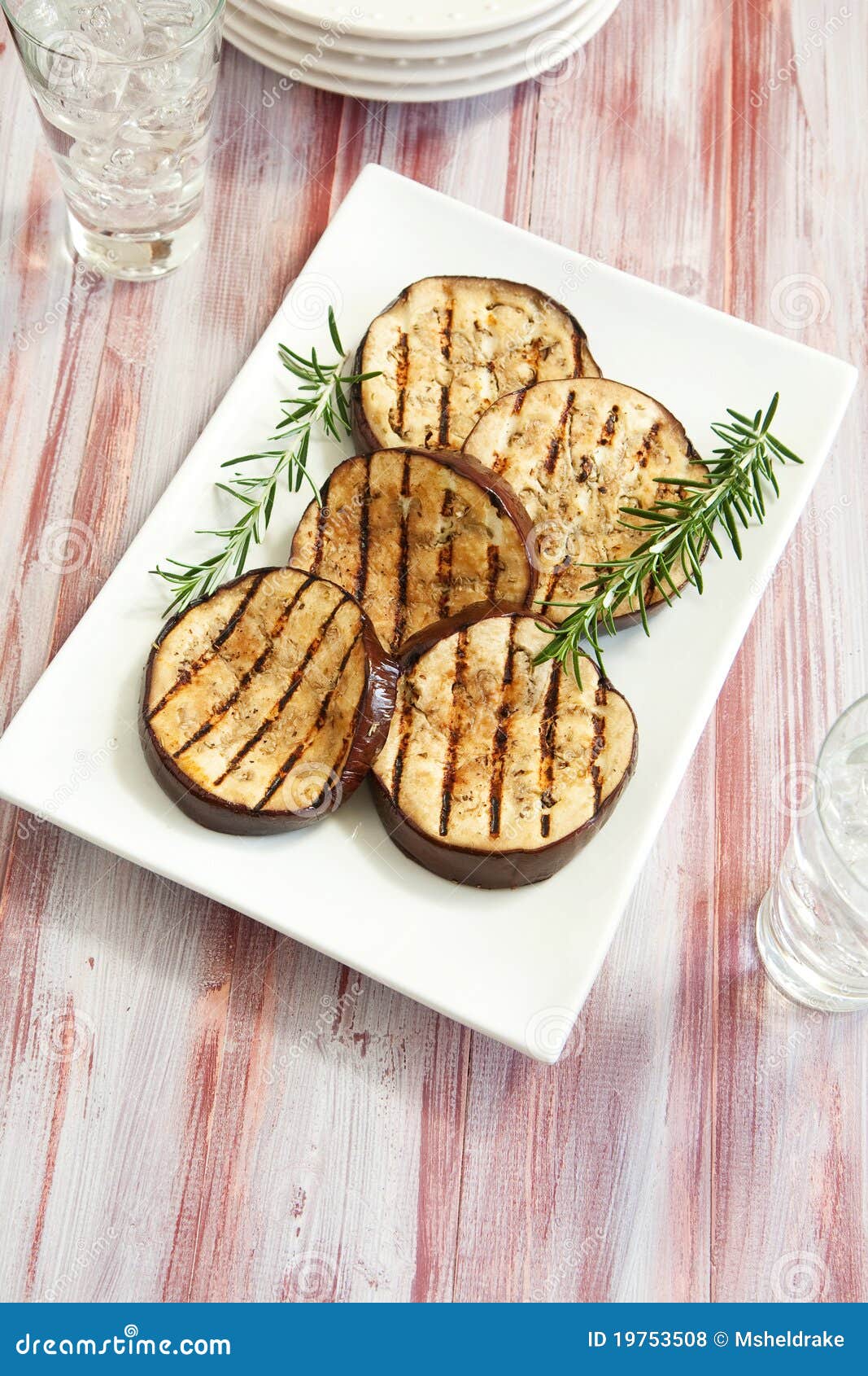 Grilled Eggplant stock photo. Image of vegan, grilled 19753508