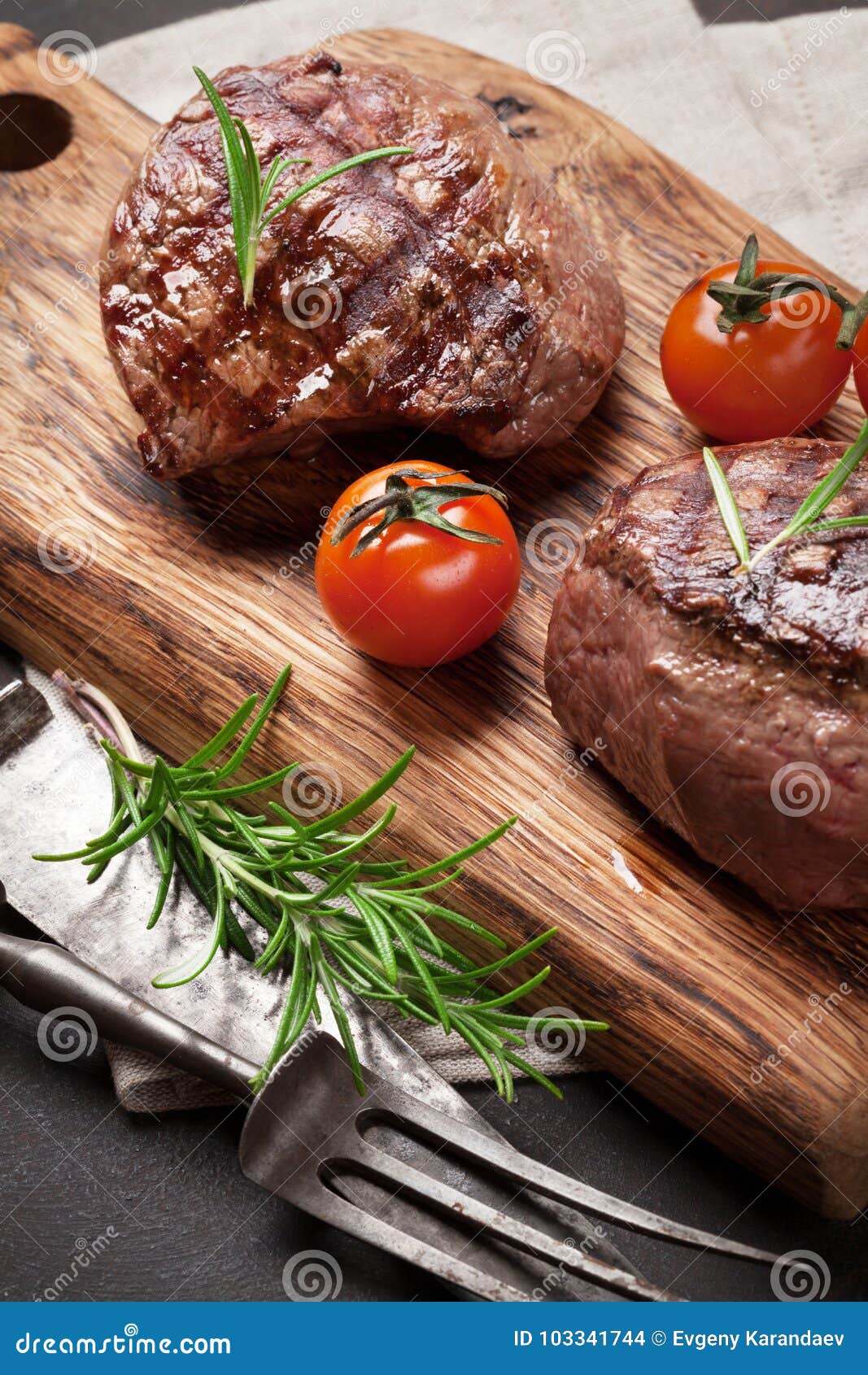 Grilled fillet steak stock photo. Image of ingredient 103341744
