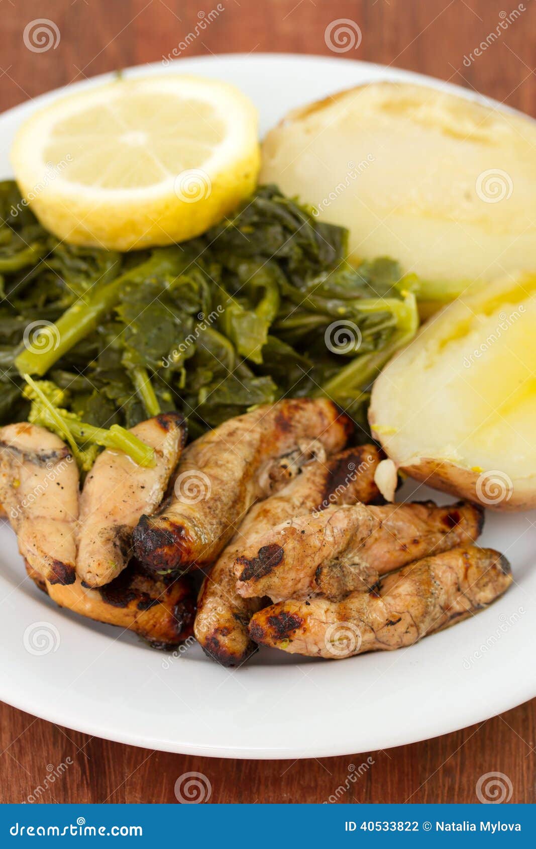 Grilled fish eggs stock photo. Image of plate, diet, potato 40533822