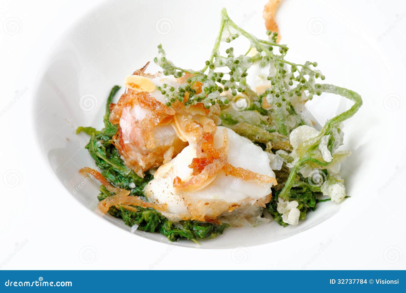 Grilled Fish Fillet with Tempura Stock Photo Image of baked, dining 32737784