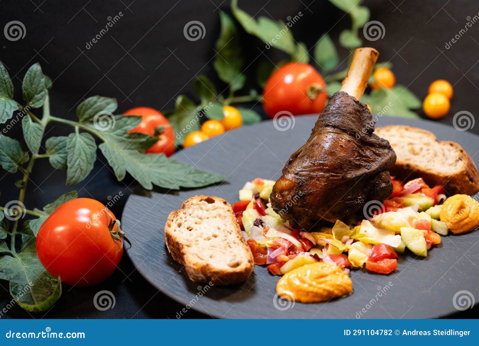 Grilled lamb shank stock photo. Image of culinary, grill 291104782